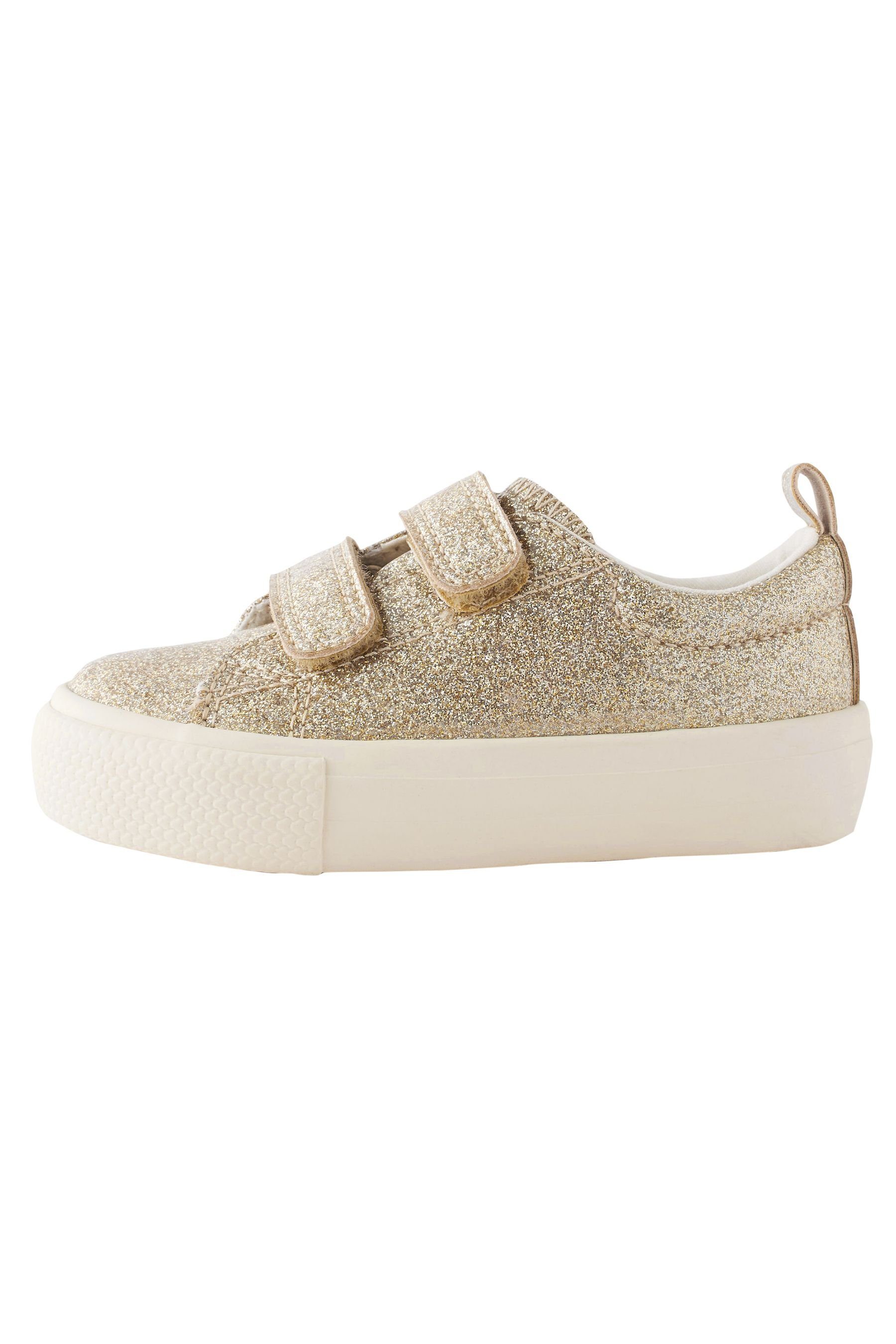 Next Kompakte Sneaker Sneaker Gold Glitter (1-tlg)