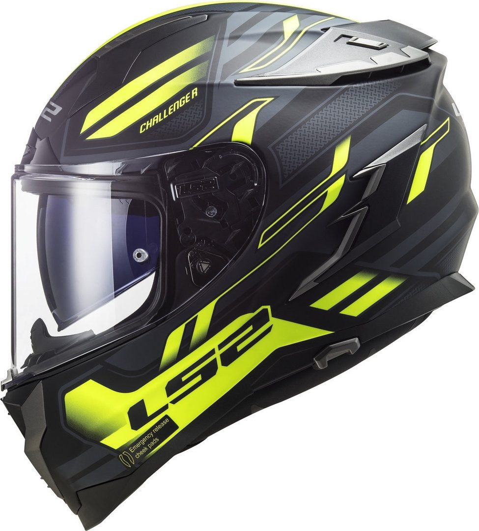LS2 Motorradhelm FF327 Challenger Spin Helm