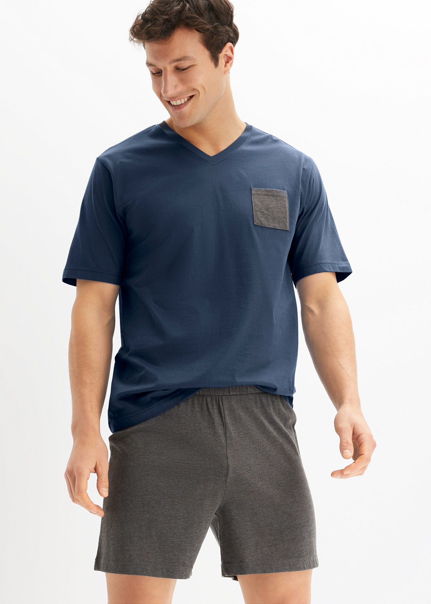 bonprix Shorty (Set, 4 tlg) mit aufgesetzter Brusttasche günstig online kaufen