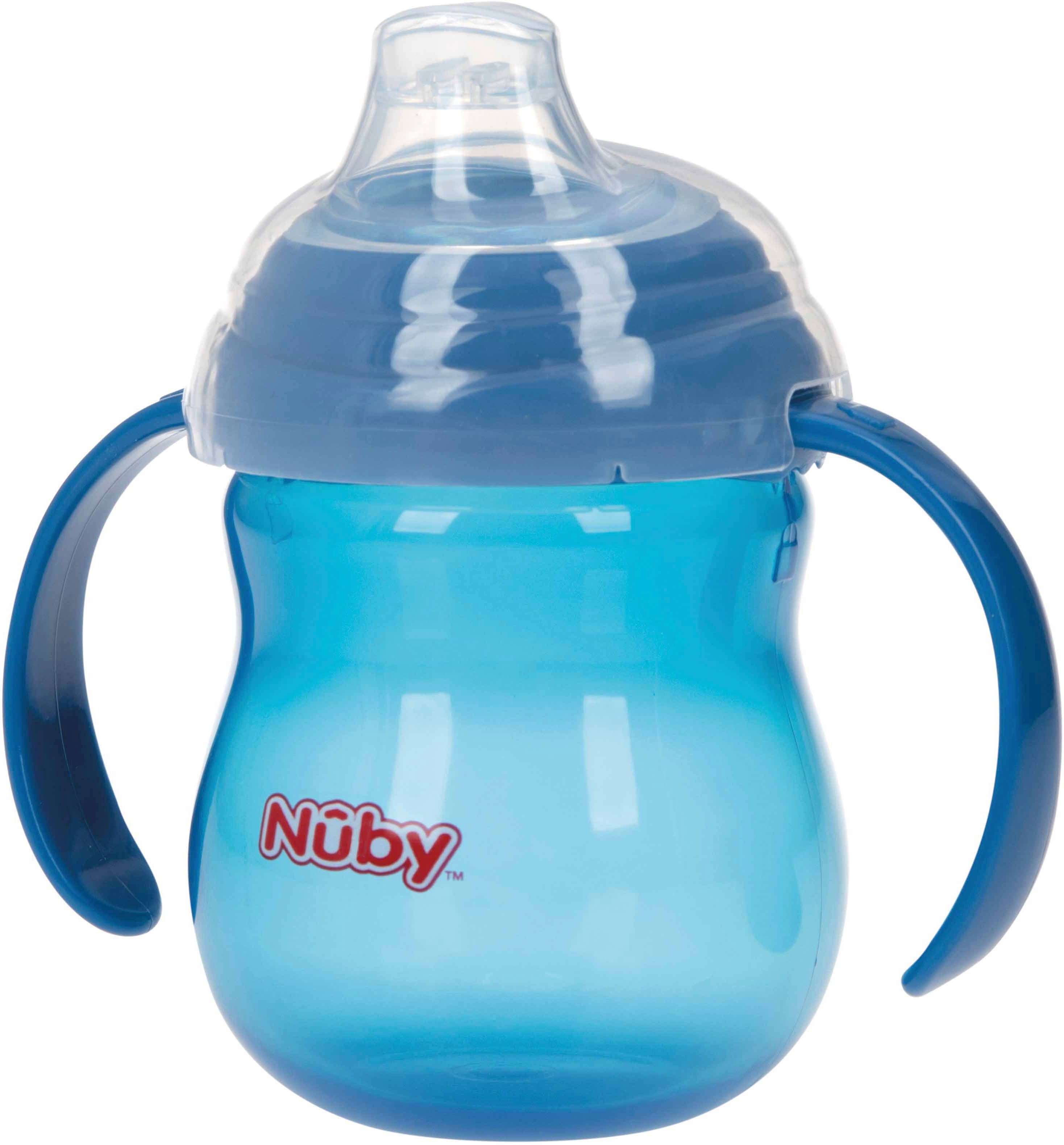 Nuby Чашка для пиття 270ml, blau, Polypropylen, mit Schutzkappe