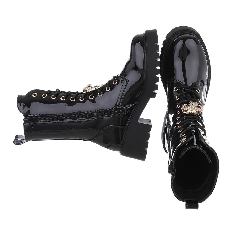 Ital-Design Damen Schnürschuhe Freizeit Schnürstiefelette (87118132) günstig online kaufen
