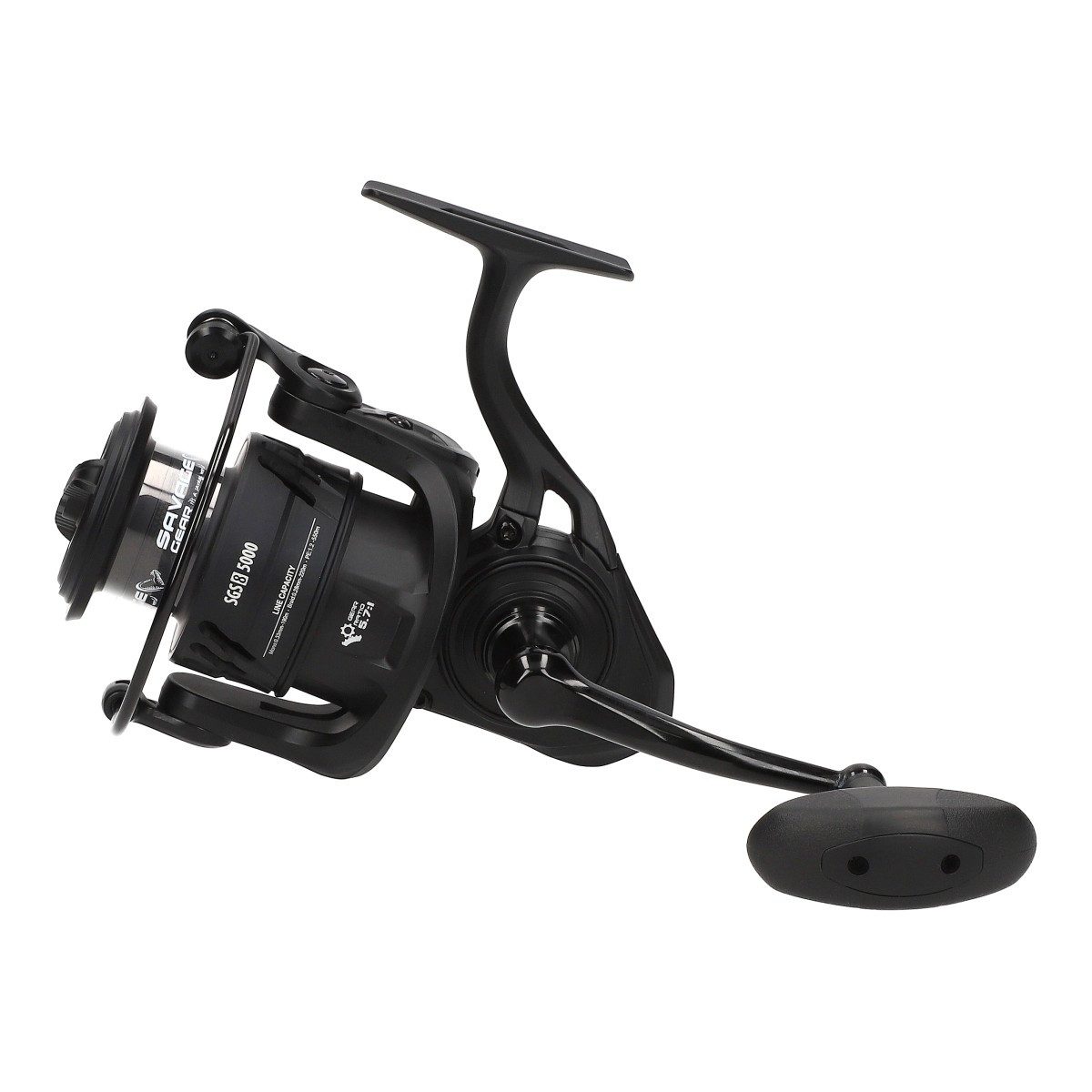 Stationärrolle Savage Gear Rolle SGS8 5000 FD Black 8+1BB Salzwasser Spinnrolle