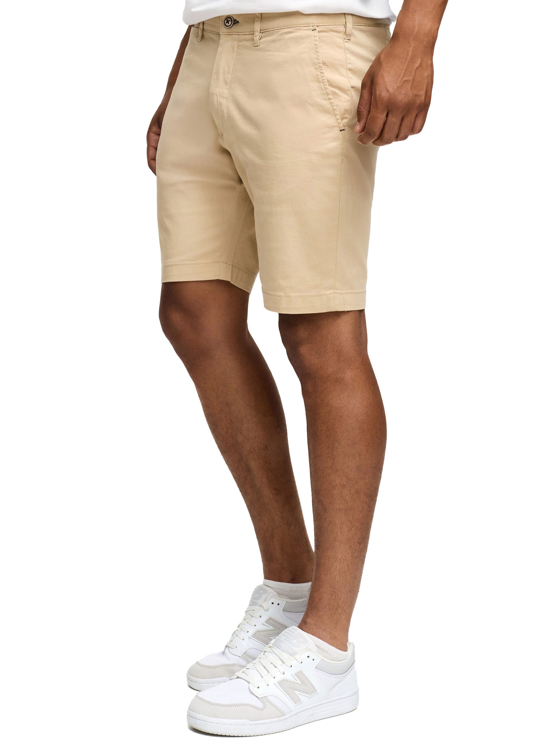 INDICODE Chinoshorts LAULAX kurze Chino Hose Herren Shorts, Sommer Freizeithose mit Taschen Sportlich eleganter Look - Regular Fit - Bequemes Material mit Stretch
