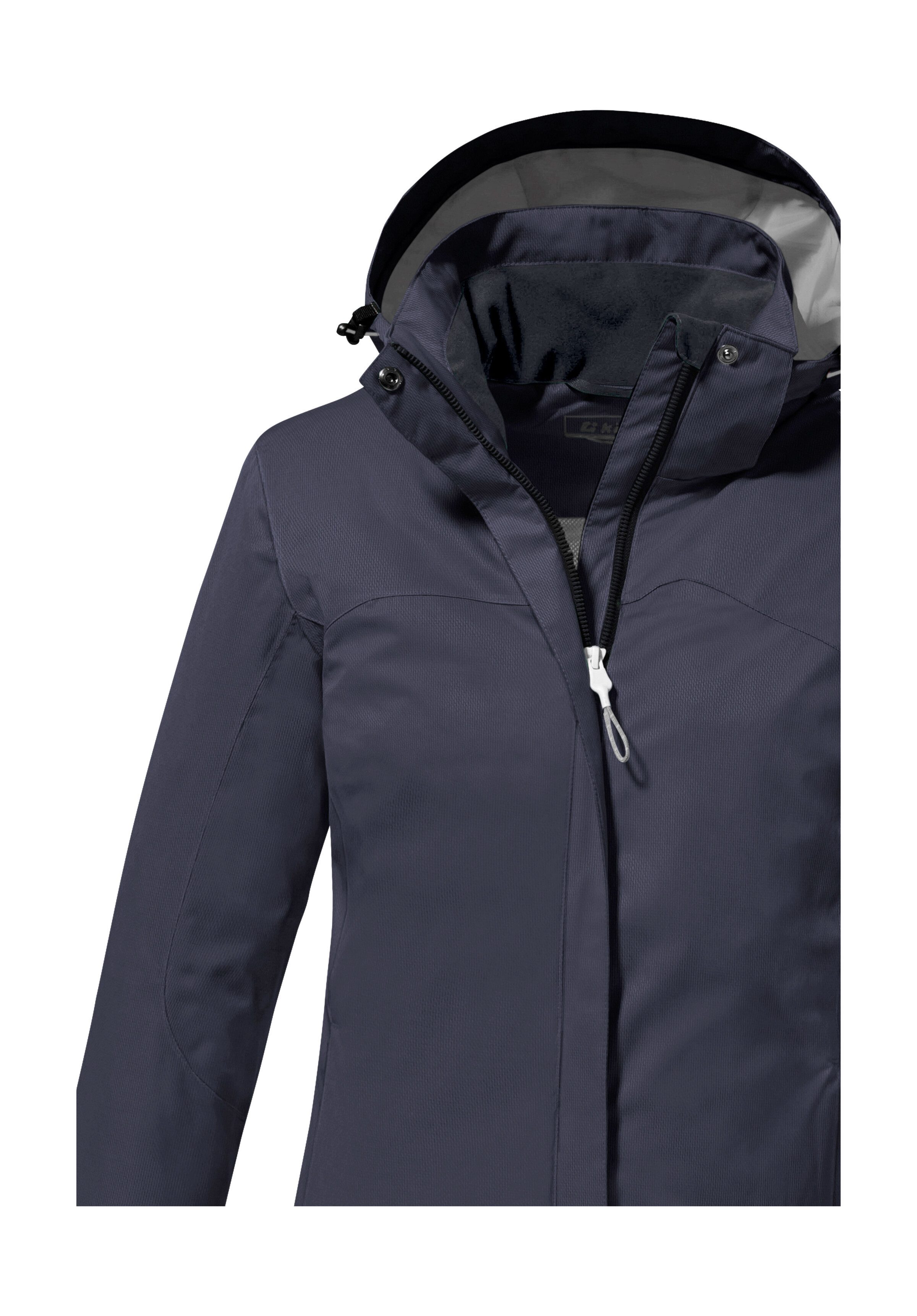 Killtec Funktionsjacke KOS 133 WMN JCKT Wasser- und winddichte Damenjacke mit abnehmbarer Kapuze – Bild 3 von 5