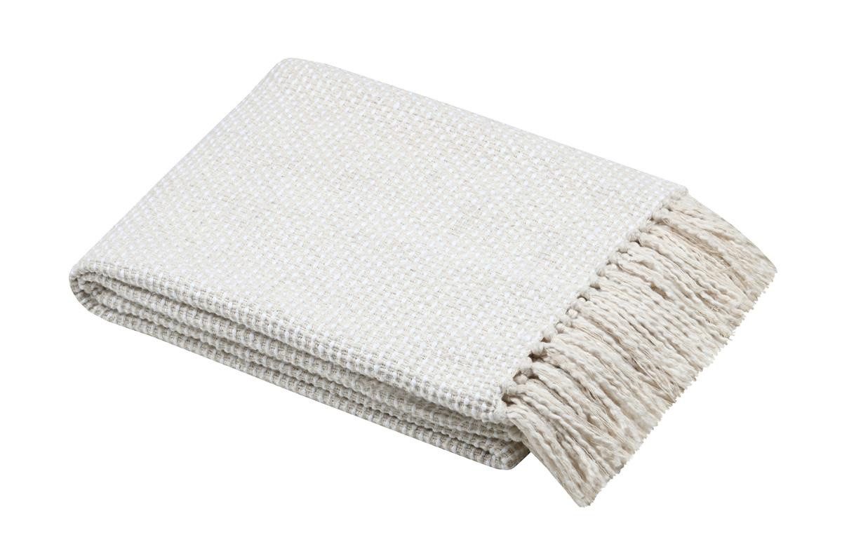 Wohndecke Baumwolldecke, gewebt, SCARLETT, 125 x 150 cm, STOF