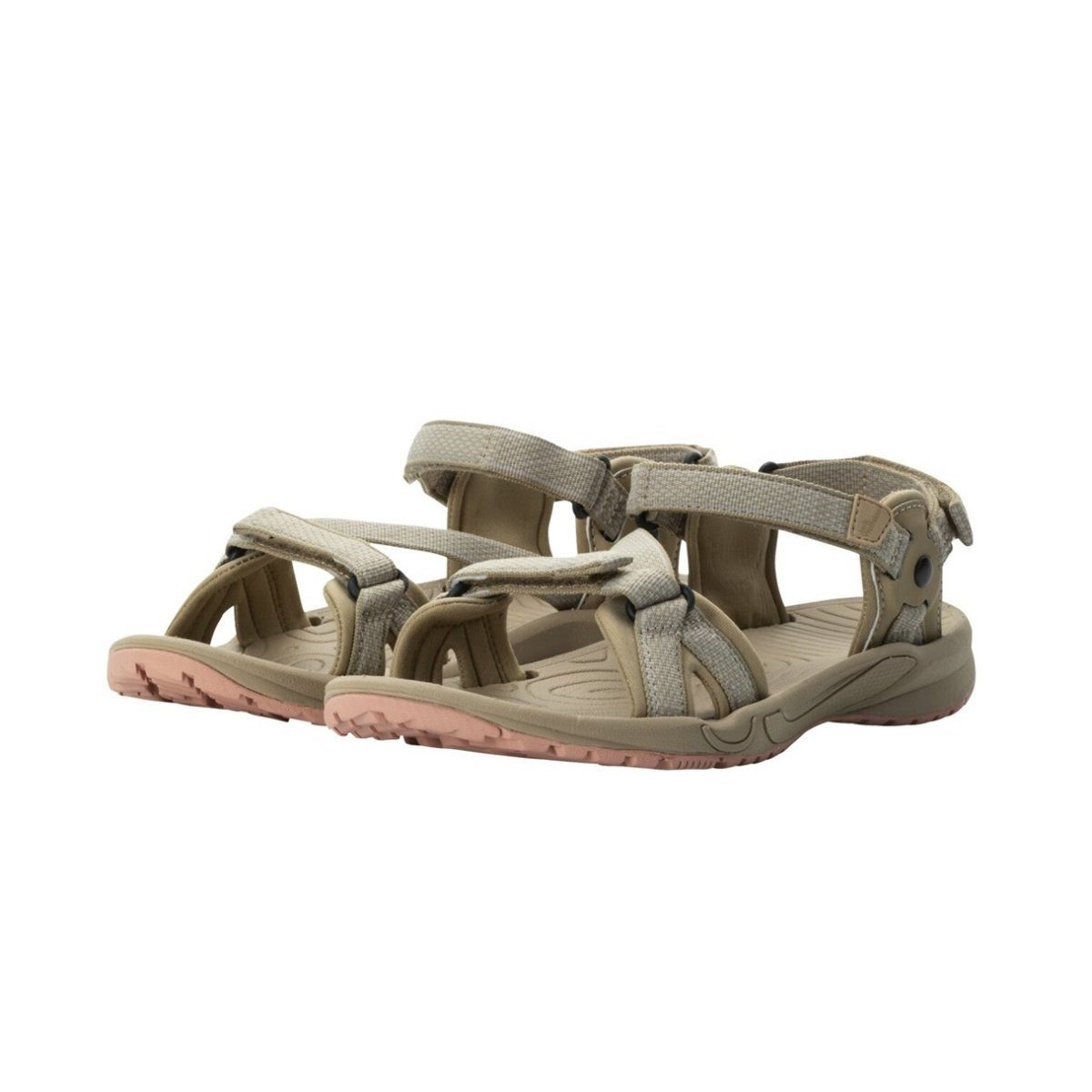 Jack Wolfskin Lakewood Ride Neoprenpolsterung sandbraun Damen Sandale