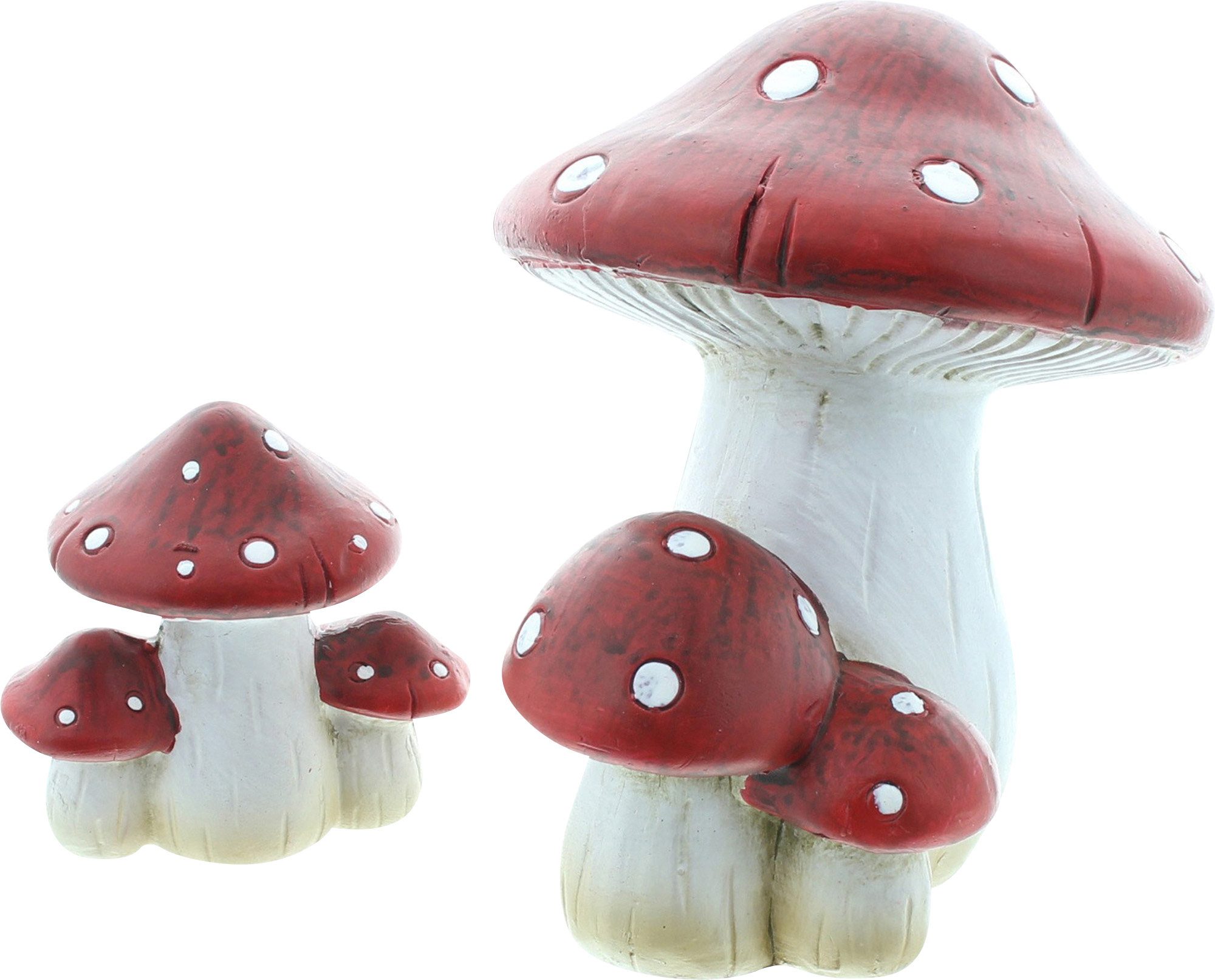 Dekohänger Deko-Fliegenpilz "Familie" 2er-Set