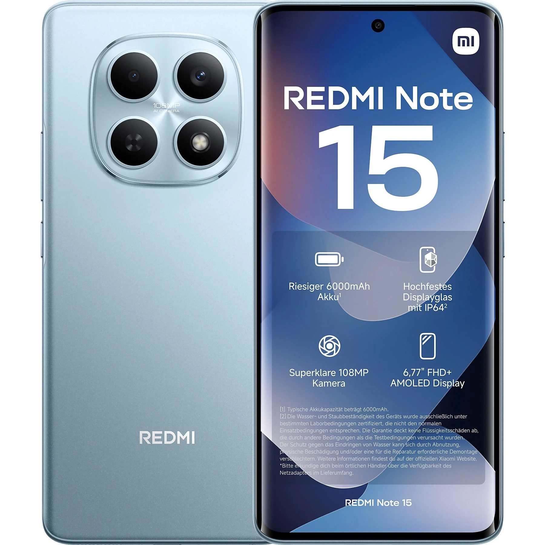 Xiaomi Redmi Note 15 5G 256GB Handy (6.7 Zoll, 256 GB Speicherplatz, 108 MP Kamera)