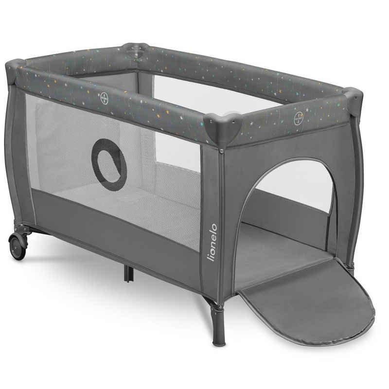 lionelo Baby-Reisebett Stefi Plus, 2in1: Babybett & Laufstall ; Kompakte Розмір ; Luftiges Netz