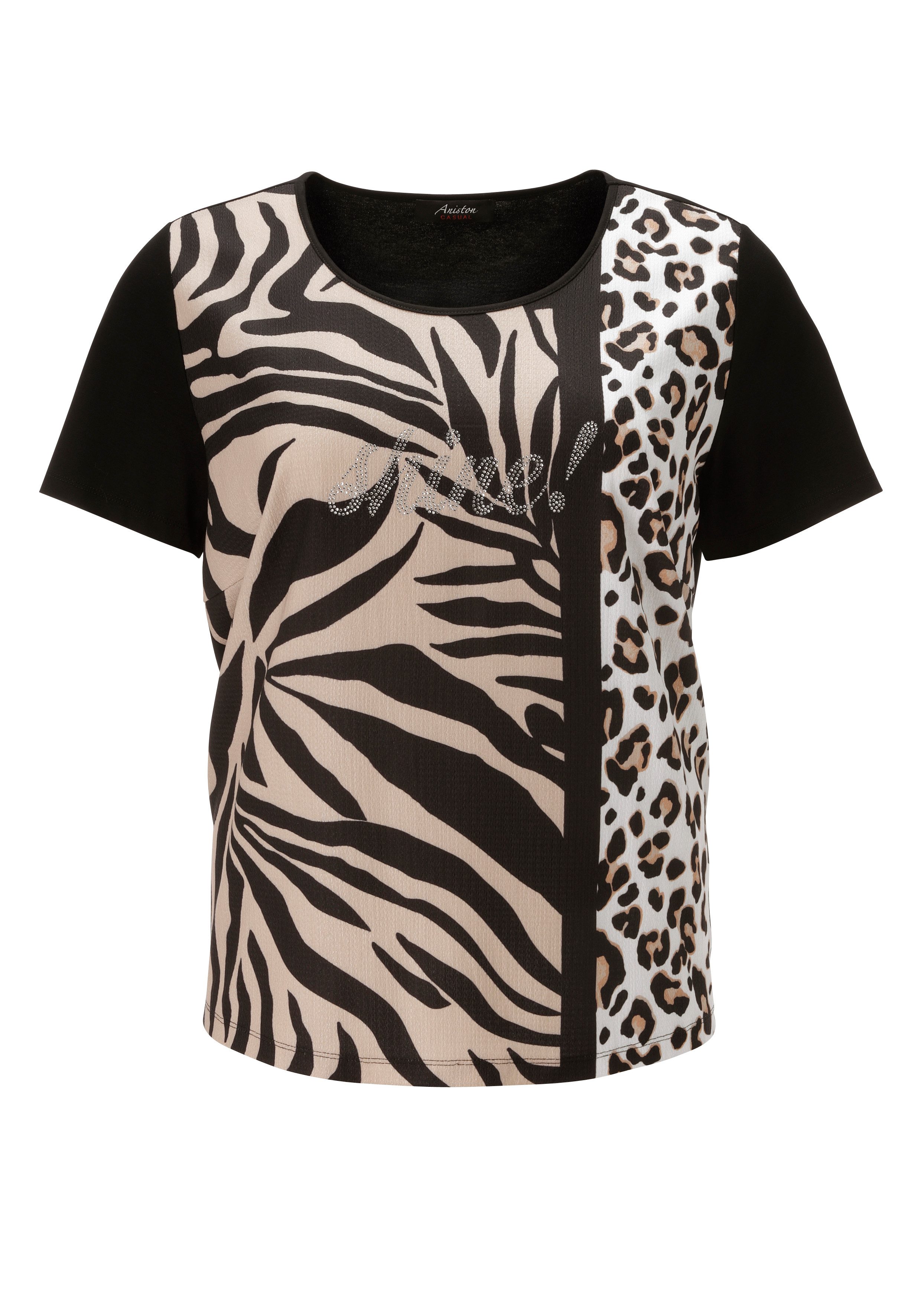 Aniston PLUS T-Shirt in trendigem Animaldessin - NEUE KOLLEKTION – Bild 5 von 5