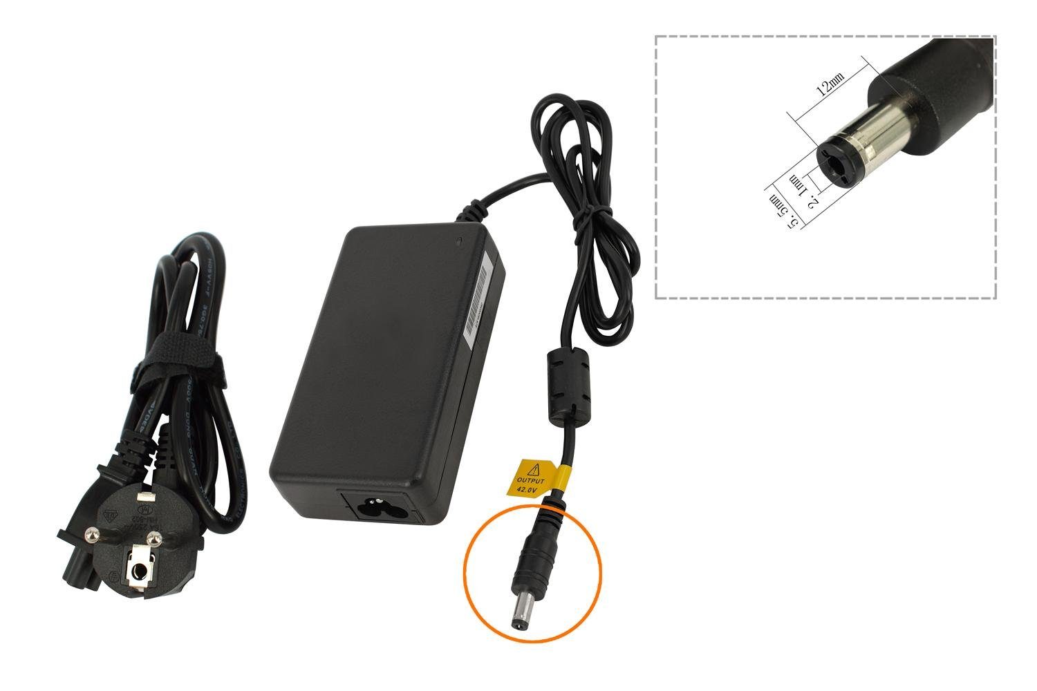 PowerSmart LEB36HS92B Batterie-Ladegerät (36V 1,35A für Elektrofahrrad smartEC Camp Mini)