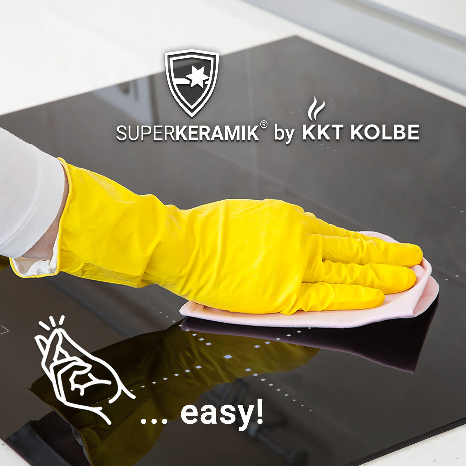 KKT KOLBE Induktions-Kochfeld IH85900RL, 59cm Herdplatte Kochmulde Kochplatte Induktion 4 Zonen Autark Timer – Bild 5 von 5