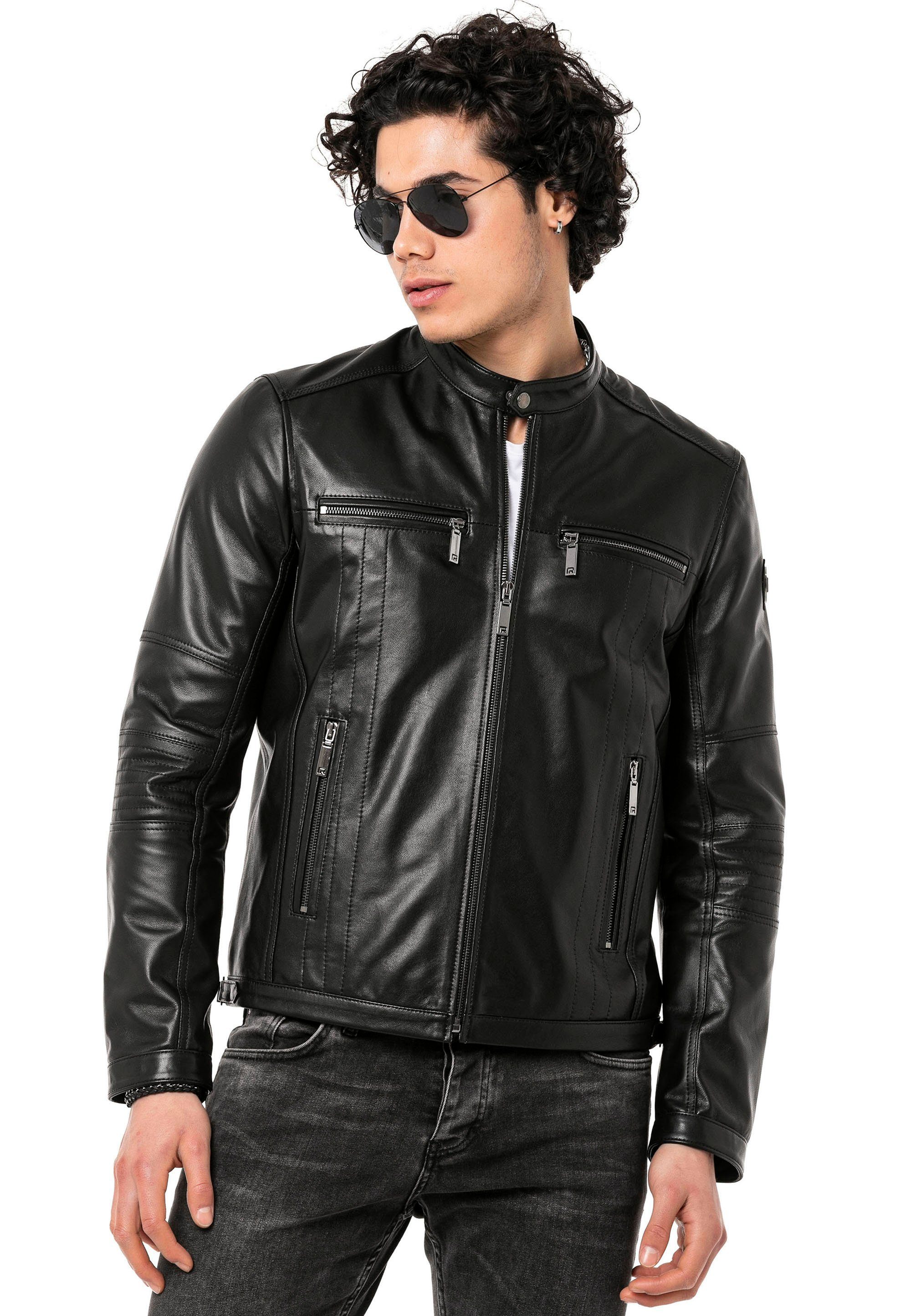 Lederjacke Biker-Stil im Kidderminster angesagten RedBridge