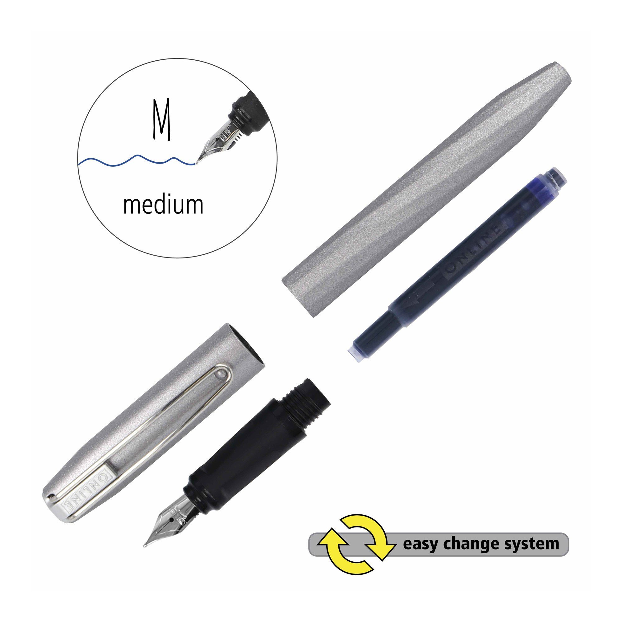 M Pen Online Füller Füller Lilac Slope Metallic