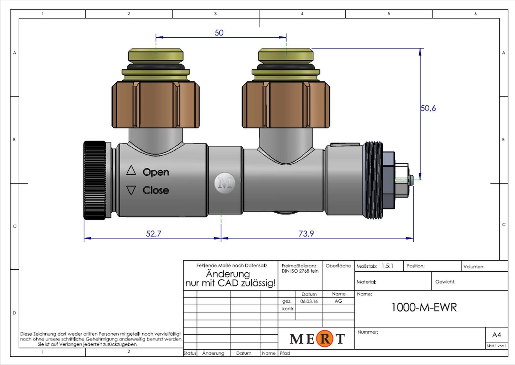 MERT Heizkörperthermostat MERT ECAM-TH–SET