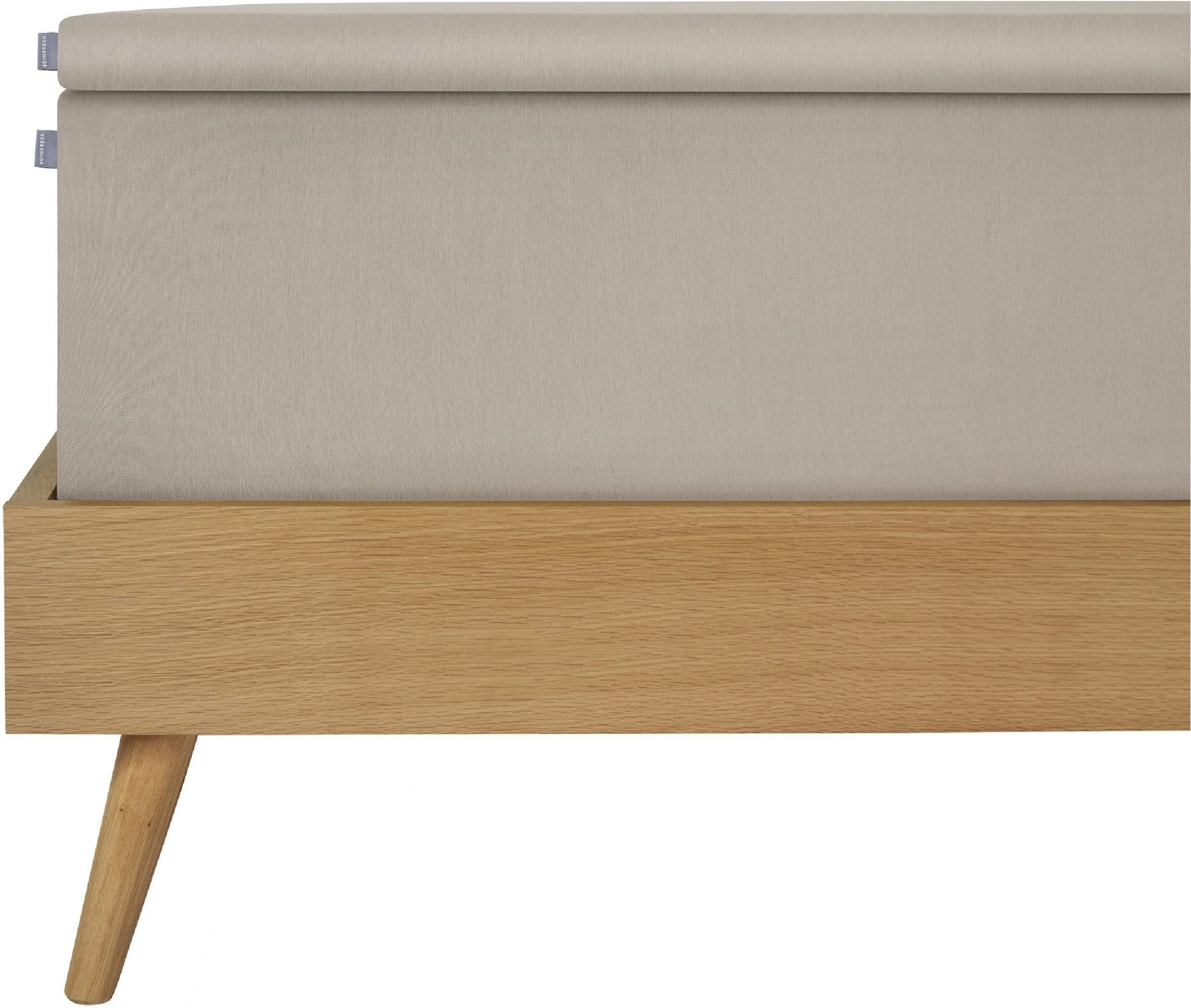 Schiesser Spannbettlaken Flexi für Topper aus 95% Baumwolle und 5% Elasthan für flexiblen Sitz, Jersey-Elasthan, Gummizug: rundum, (1 Stück), für Matratzen bis zu 10 cm Höhe, OEKO-TEX® MADE IN GREEN