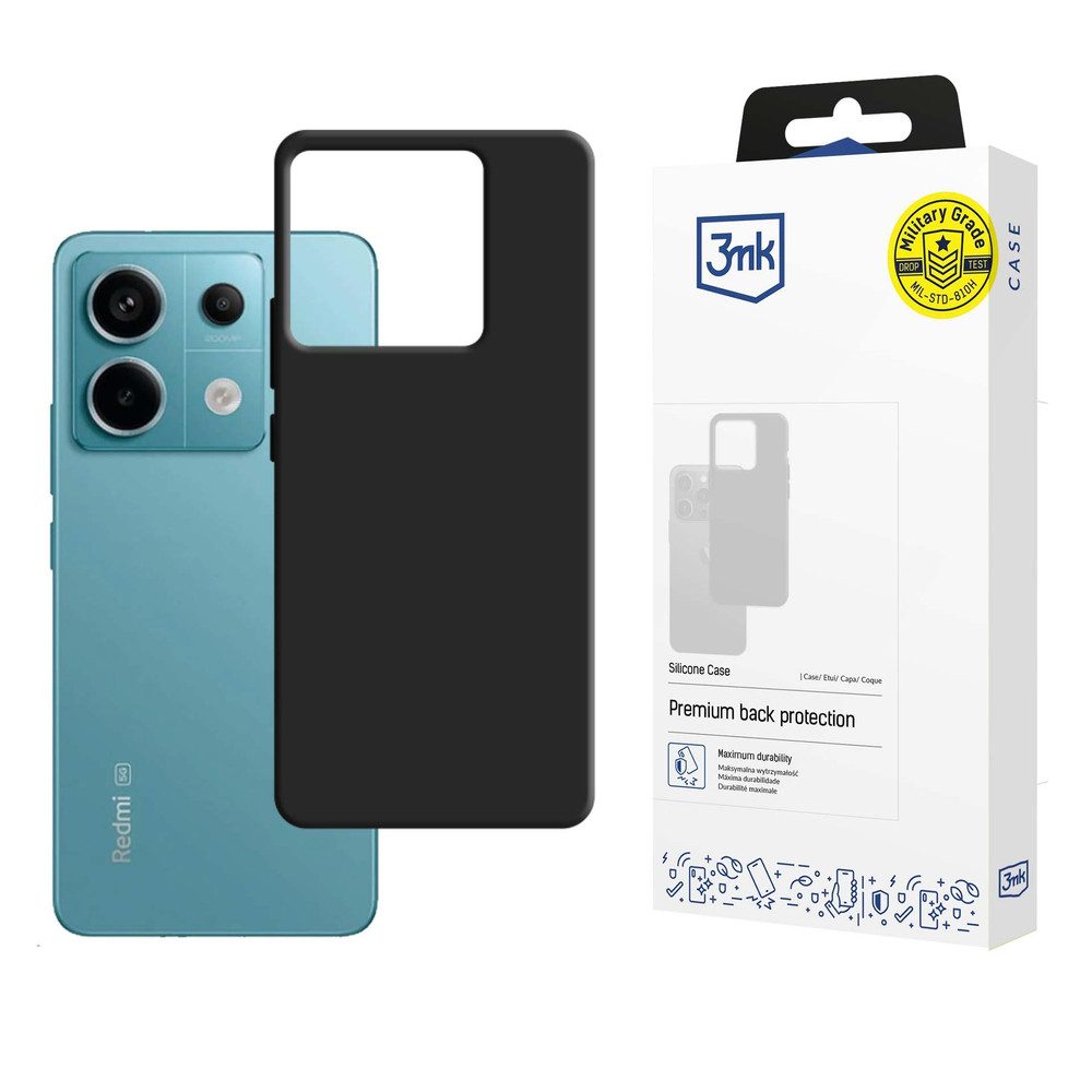 3MK Handyhülle Schutzhülle Smartphonehülle Rückseitenschutz, Absorber200-geprüft, Mikrofaser innen, rutschfest