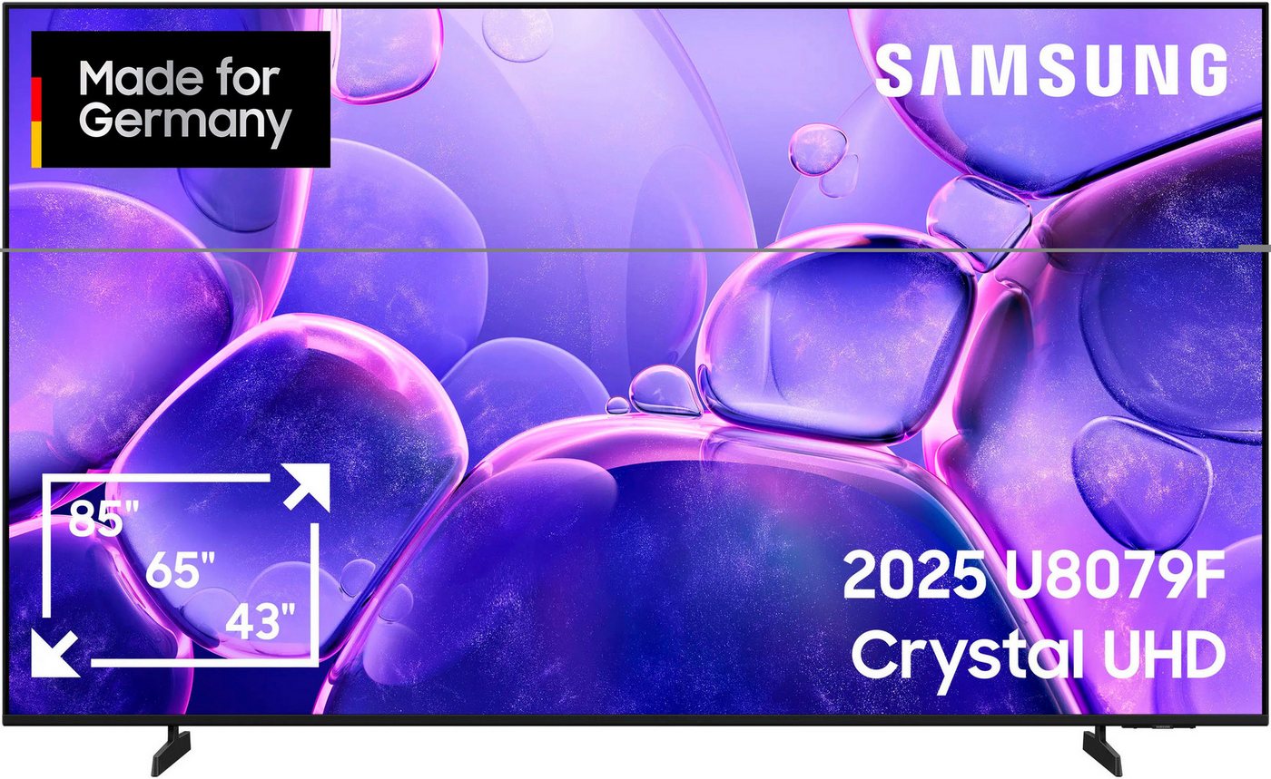 Samsung GU65U8079FU LED-Fernseher (163 cm/65 Zoll, 4K Ultra HD, Smart-TV, Crystal UHD, Q-Symphony, Dolby Surround Sound, Triple Tuner, Smart-Hub) schwarz ! RABATT: 33.34% Samsung GU65U8079FU LED-Fernseher (163 cm/65 Zoll, 4K Ultra HD, Smart-TV, Crystal UHD, Q-Symphony, Dolby Surround Sound, Triple Tuner, Smart-Hub) schwarz ! RABATT: 33.34%