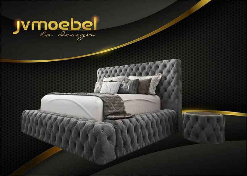 JVmoebel Bett, Bett Textil Schlafzimmer Möbel Luxury Moderne Betten Chesterfield