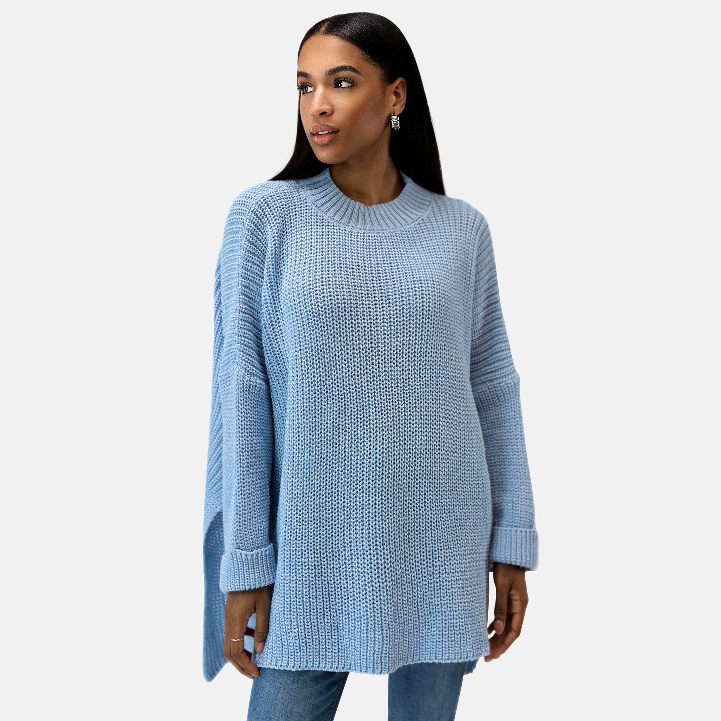 Elara Strickpullover Elara Damen Strickpullover Runderkragen günstig online kaufen