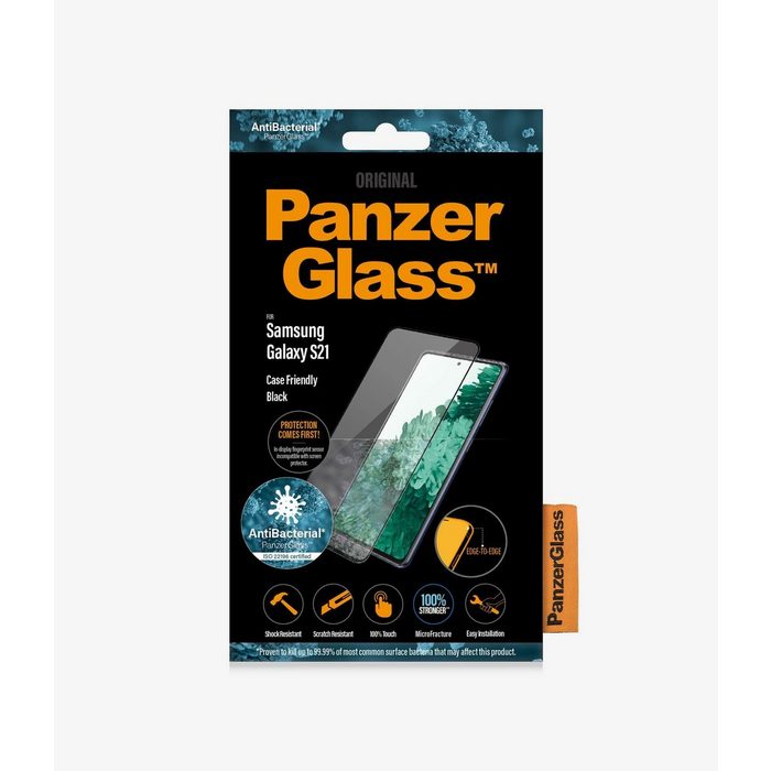 PanzerGlass Schutzfolie PanzerGlass Samsung Galaxy S21 CF AB Edge-to-Edge black