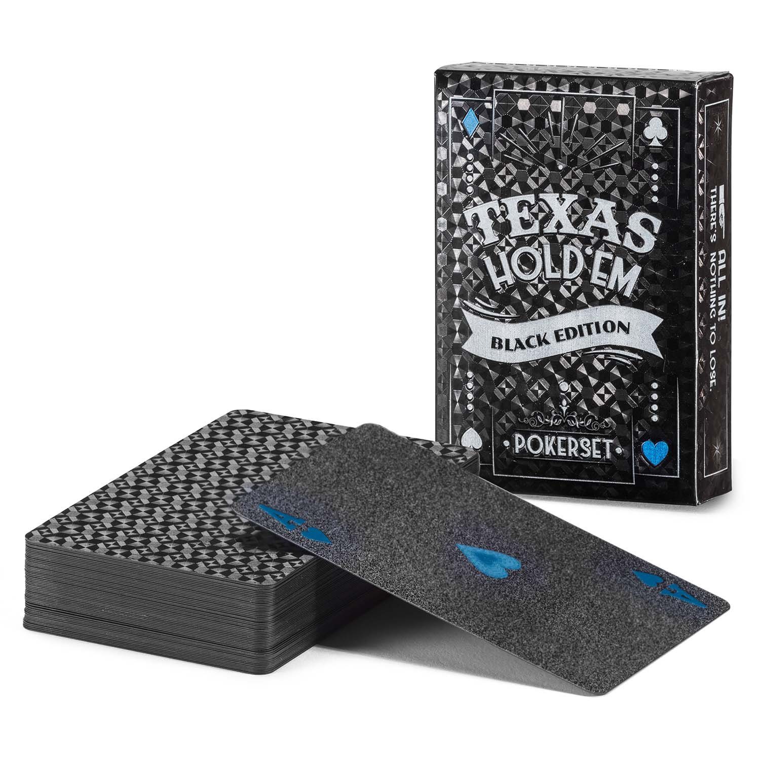 Goods+Gadgets Spiel Spiel-Karten aus PVC Kunststoff, Pokerkarten, Poker-Deck