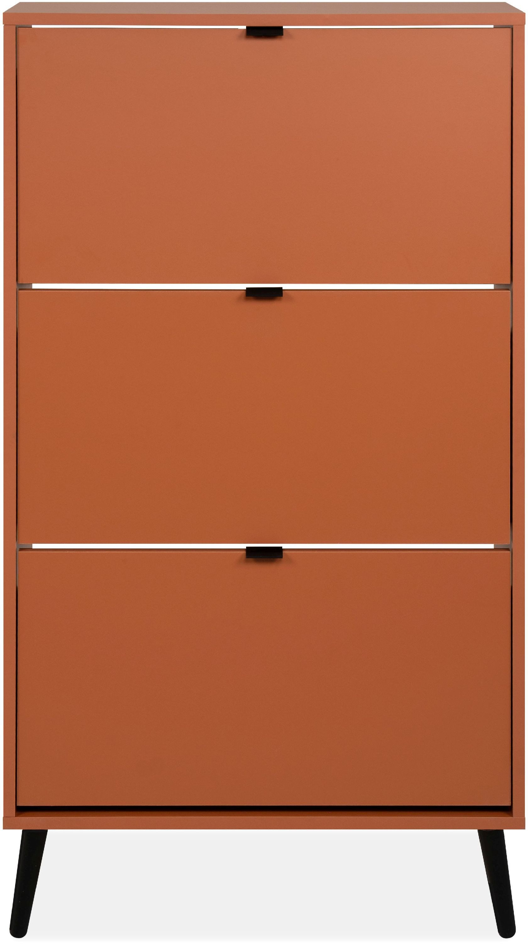 Finori Schuhkipper, terrakotta melaminbeschichtet MADE IN GERMANY HxBxT 125x70x24 cm