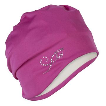 Fashy Badekappe Fashy - Badehaube Badekappe Damen Pink mit Strasssteinen 3479-43