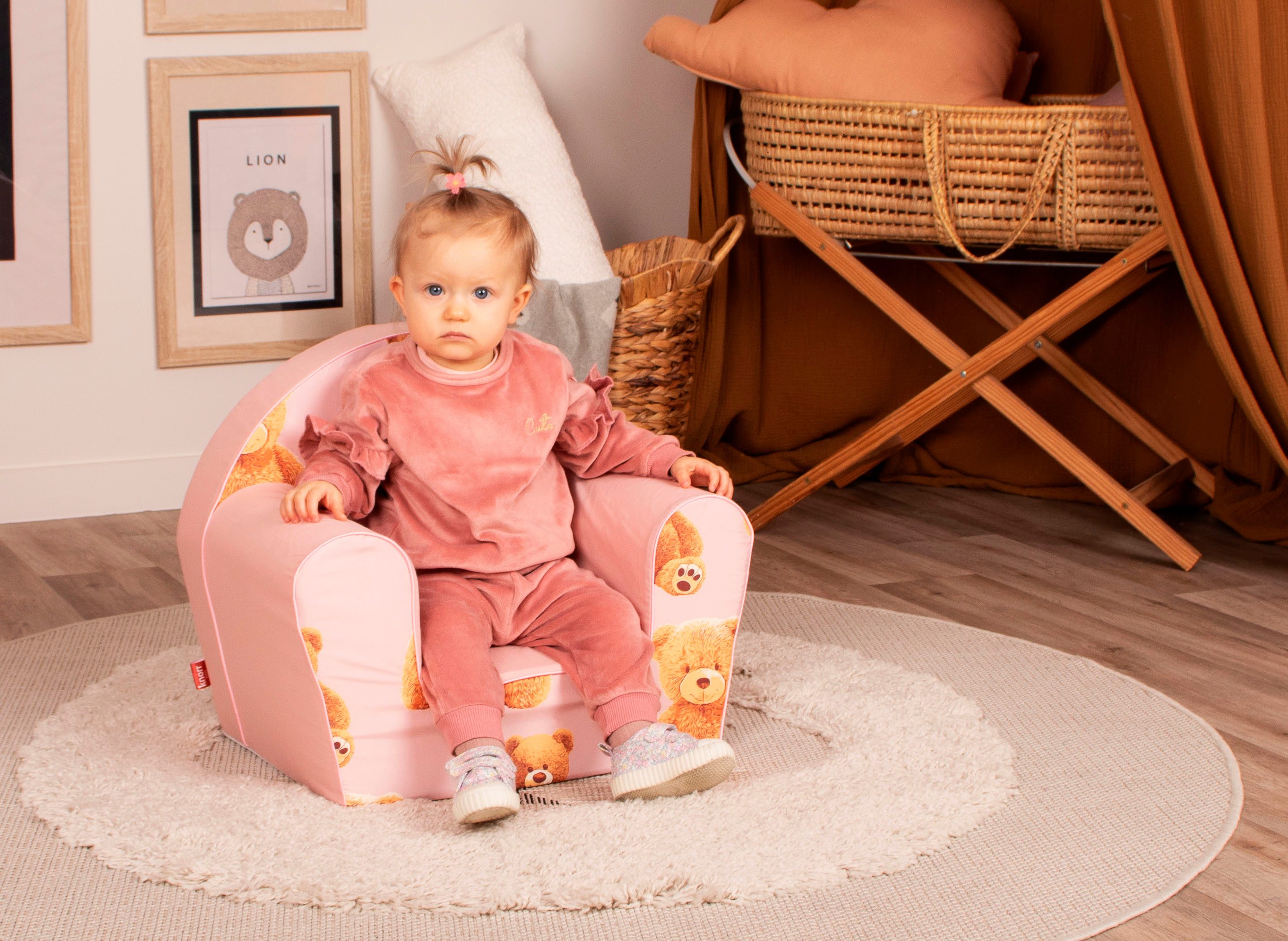 Knorrtoys® Sessel Teddy pink, für Kinder, günstig online kaufen