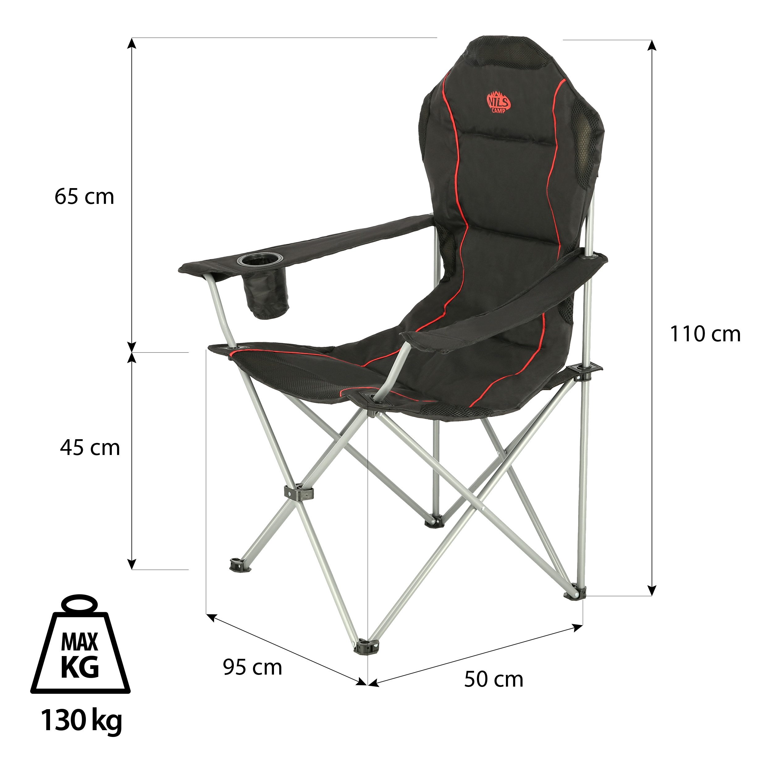 NILS CAMP Campingstuhl faltbarer Stuhl Outdoorstuhl günstig online kaufen