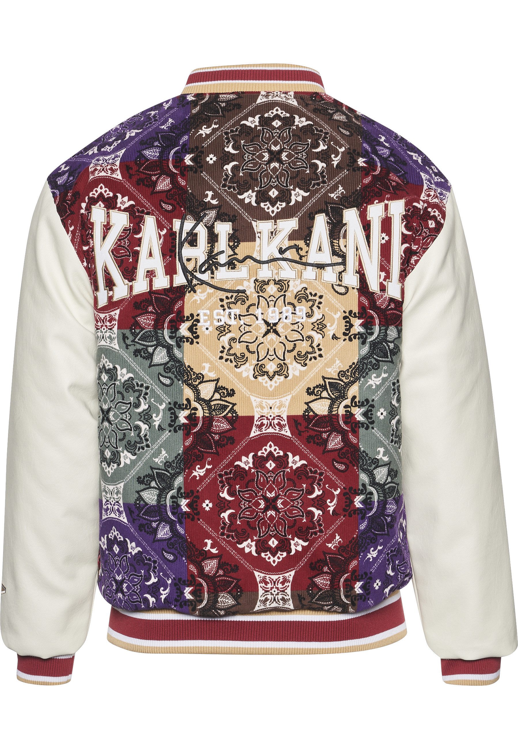 Karl Kani Collegejacke Karl Kani Herren KM233-046-1 KK OG Block Paisley College Jacket (1-St)
