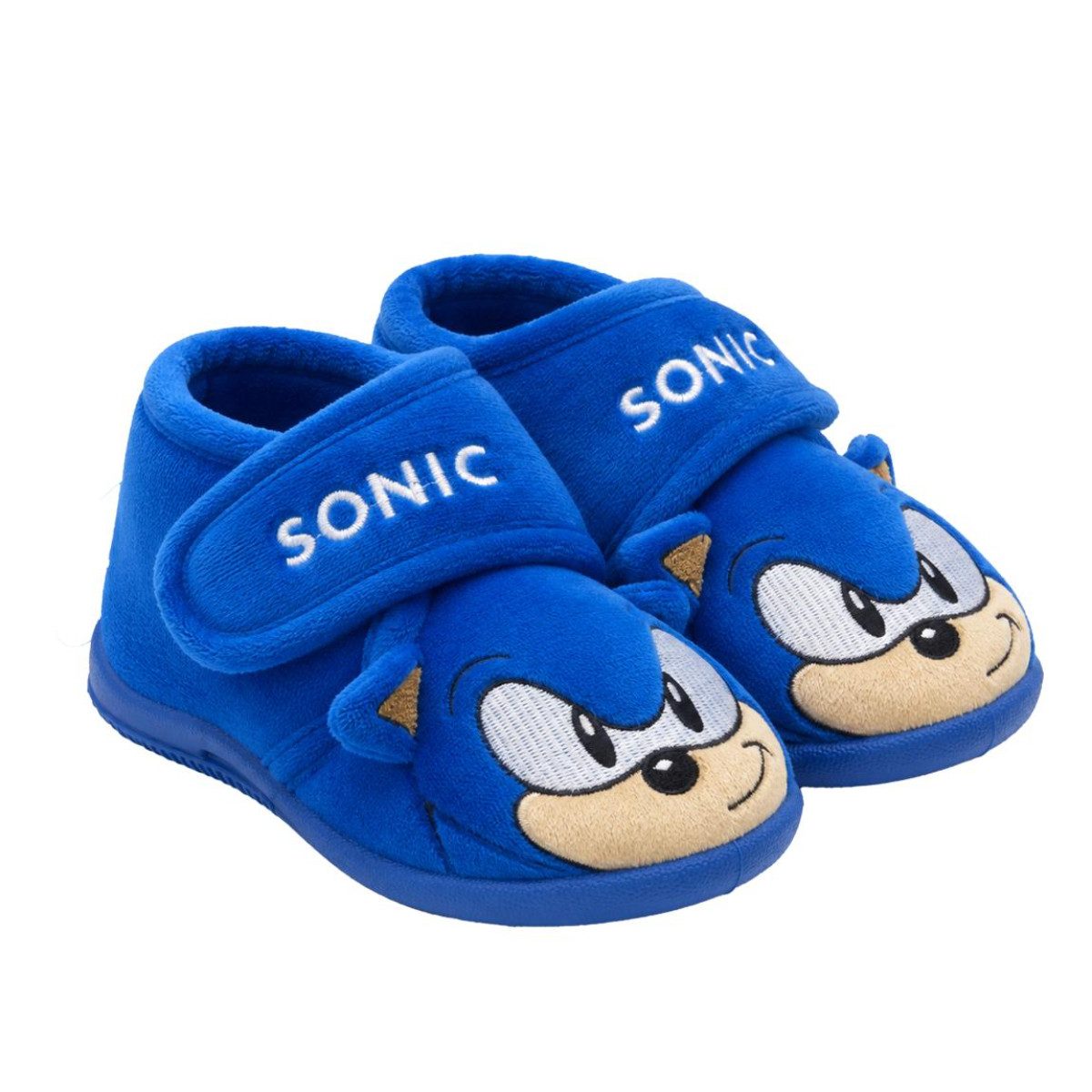Sonic The Hedgehog Kinder Hausschuhe mit Applikationen für Zuhause Freizeit Alltag Pantoffel