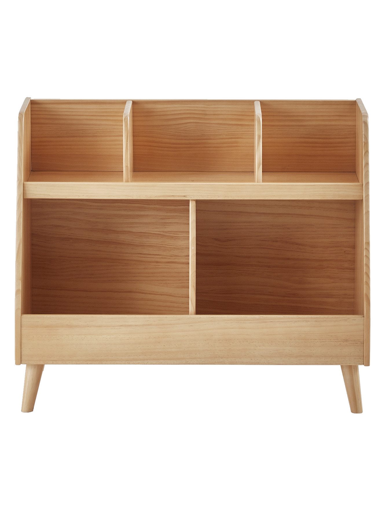 vertbaudet Bücherregal Kinderzimmer Regal KONFETTI NATUR, 5 Fächer