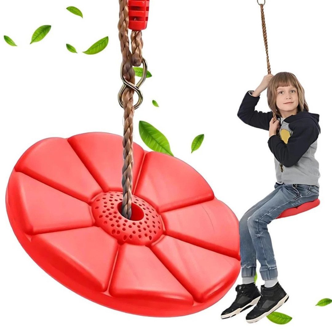 VERK GROUP Schaukelsitz Kinder Schaukelsitz Schaukelbrett Gartenschaukel mit Seil (Einzelartikel), Robust; Verstellbare Seillänge; Innen- und Außenbereich; Platzsparend