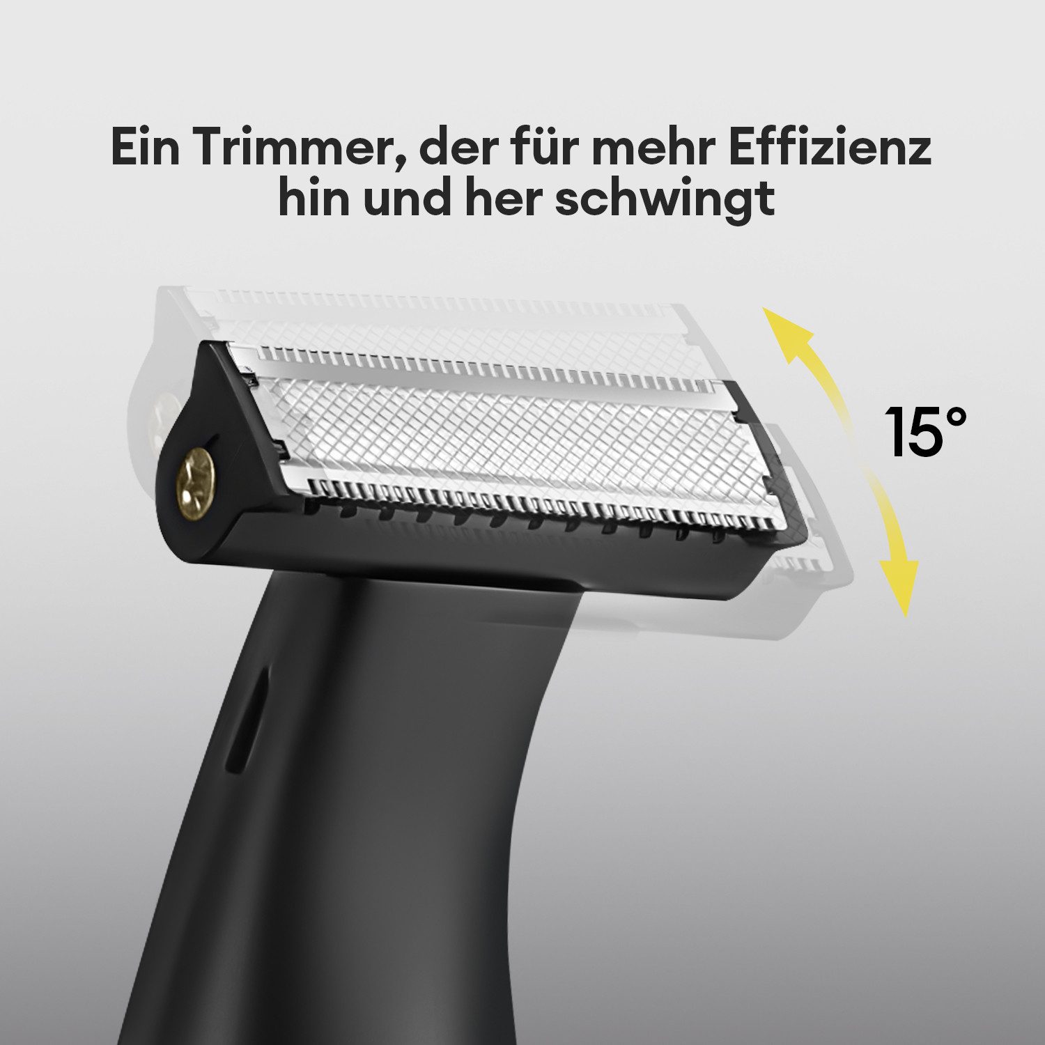 CkeyiN Pro Elektrorasierer Körper und Gesicht,Trimmer & Bodygroomer,Multifunktions-Rasierer, Aufsätze: 1, 3 Körperaufsätze,Nass- & Trockenrasur, Elektrischer Rasierer, IPX6