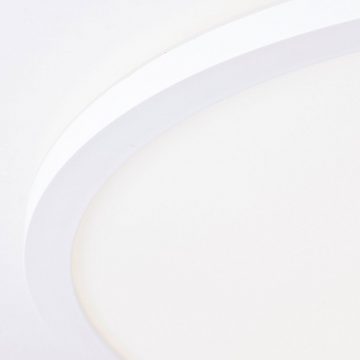 my home LED Deckenleuchte Evita, LED fest integriert, Neutralweiß, Ø 42 cm, 3400 Lumen, 4000 Kelvin, weiß