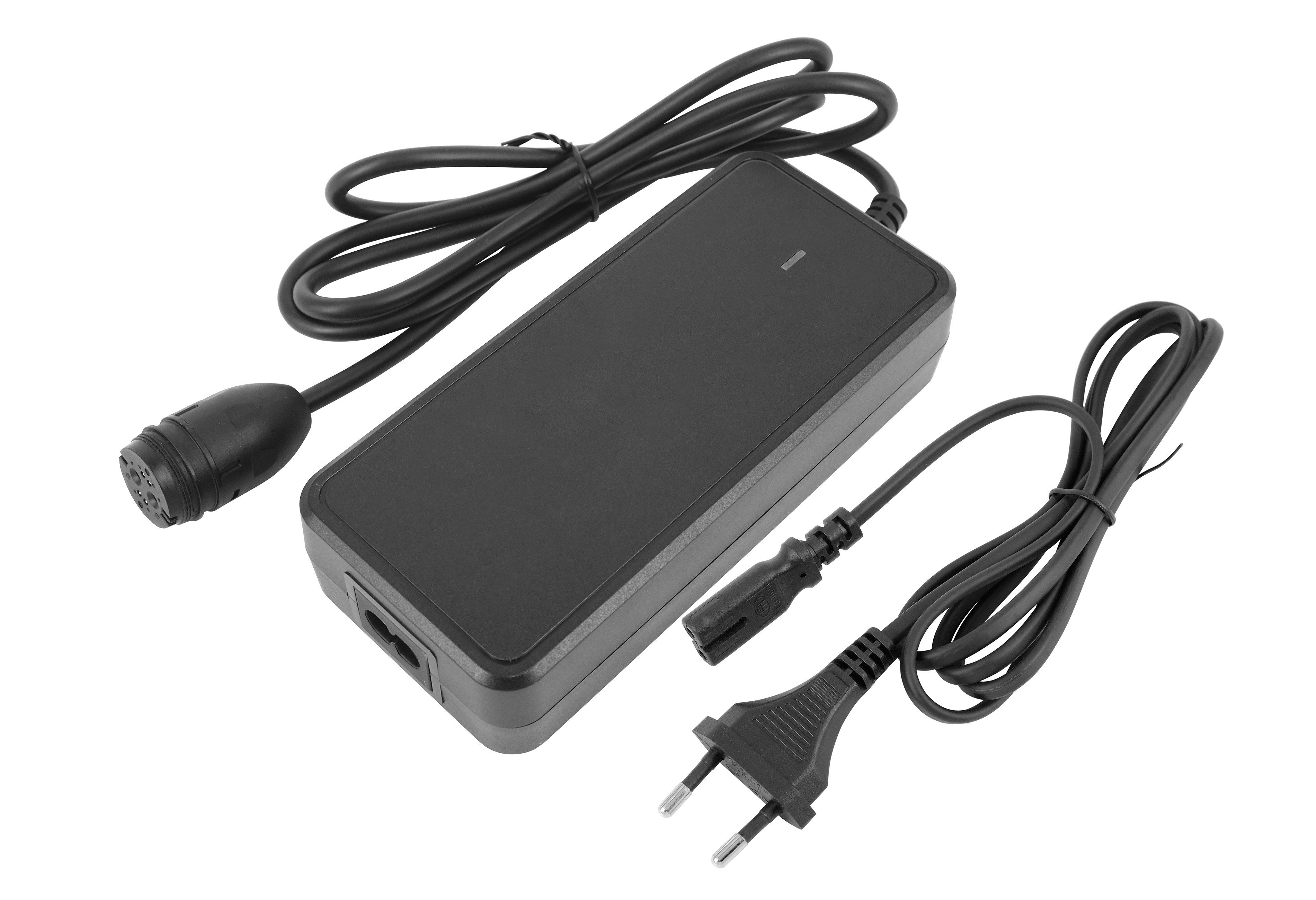 PowerSmart Batterie-Ladegerät (42V 2A Ladegerät für 36V Rotwild, ZEG, BMZ, Derby Cycle, Impulse, Alber Neodrives Fahrrad)