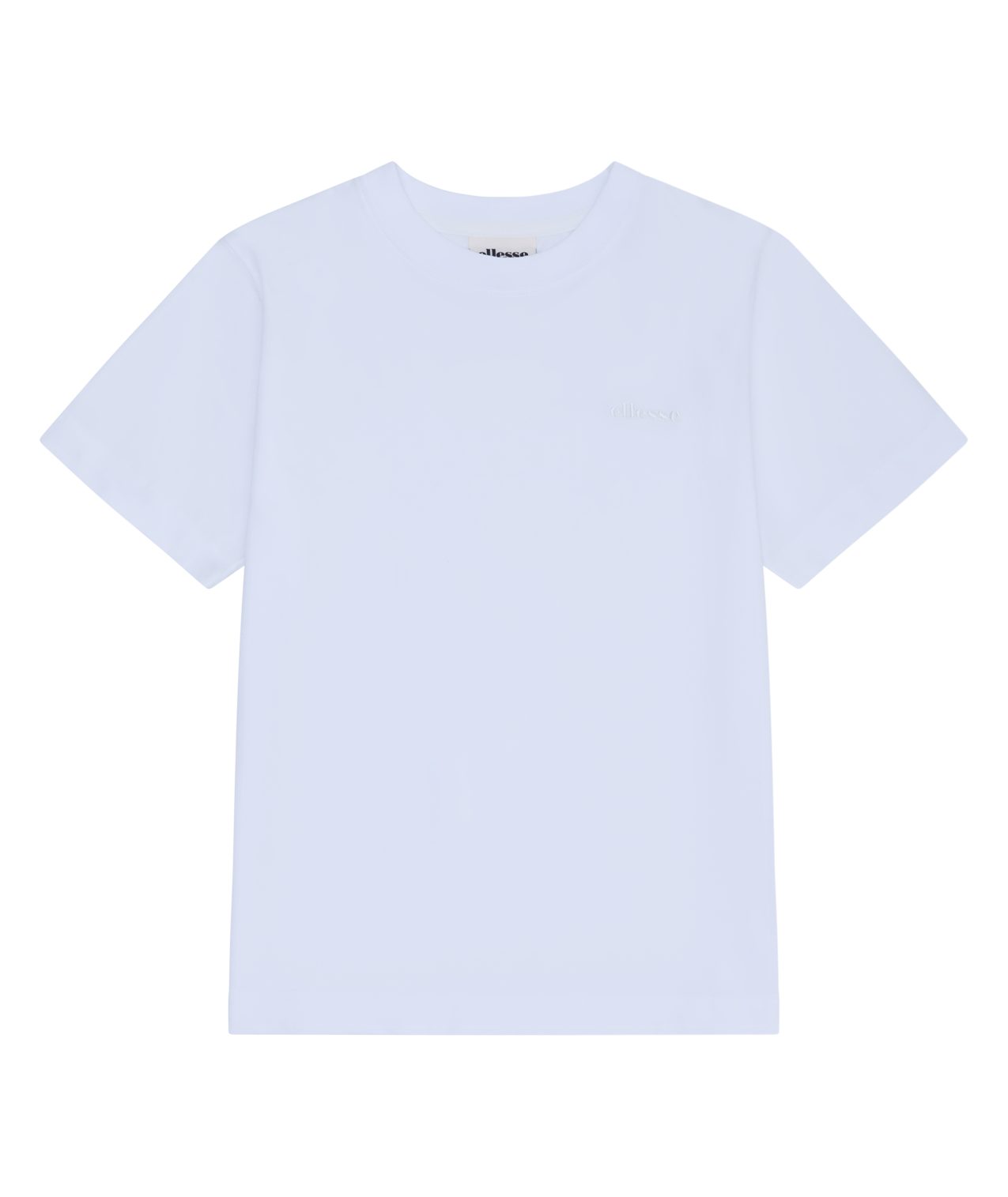Ellesse T-Shirt mit Rundhalsausschnitt, Kurzarm-Design, aus Baumwolle und Elasthan
