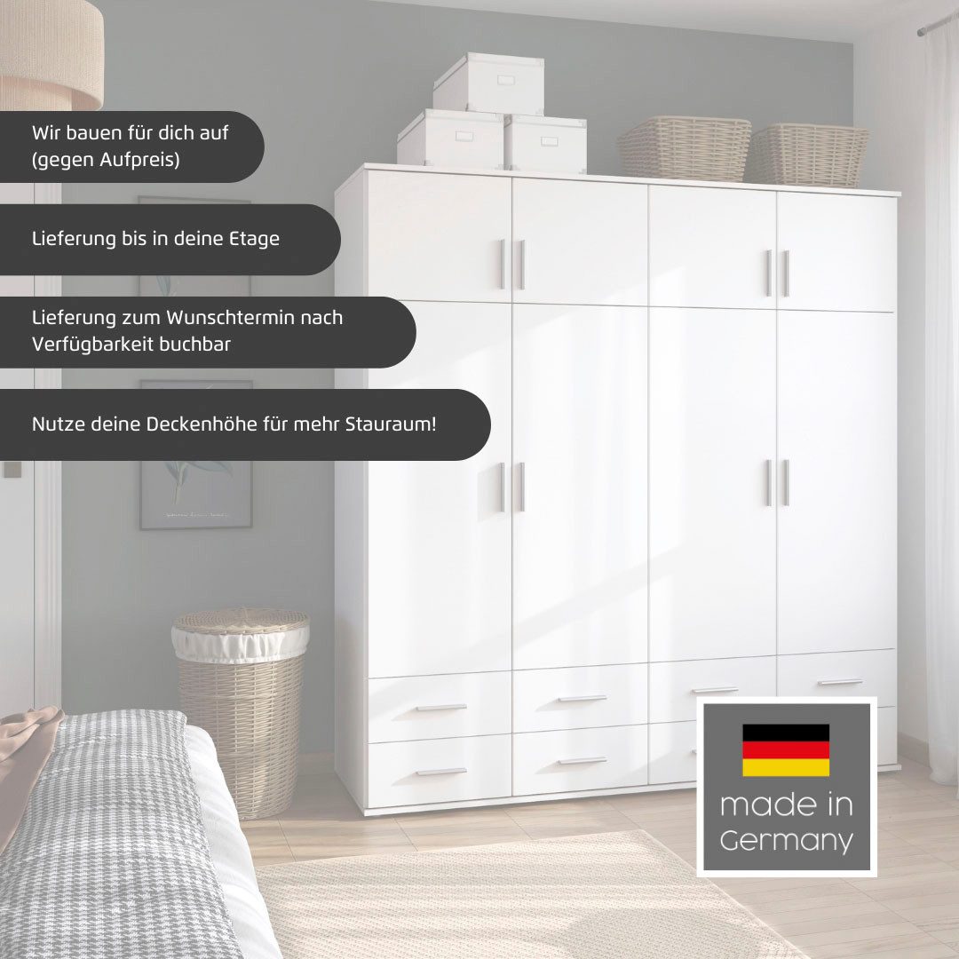 rauch Kleiderschrank Kemi mit Spiegel – Bild 3 von 5
