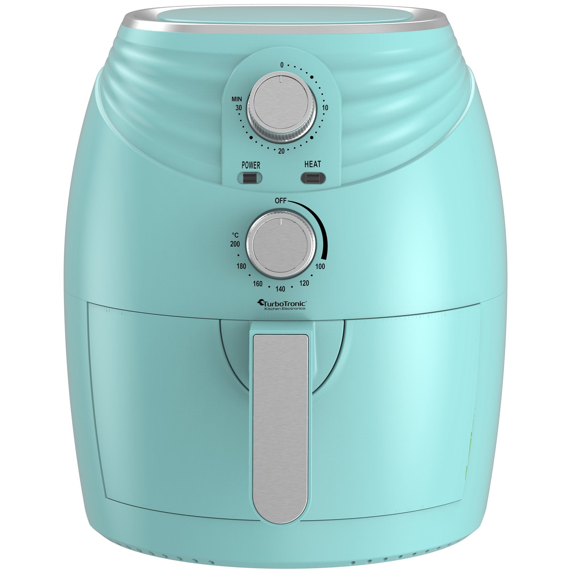TurboTronic by Z-Line Heißluftfritteuse Retro Heißluftfritteuse 3,5 L, 1200 W, Camping Retro Airfryer AF11M