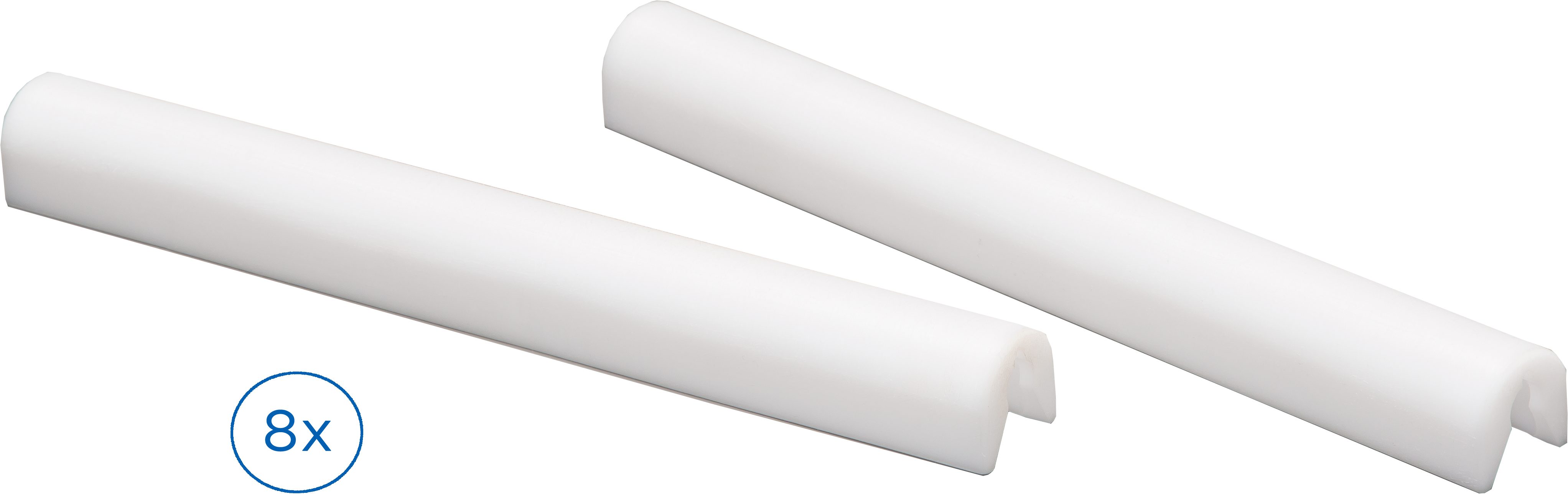 Ruco Wäscheklammern, Faltenstopp für Wäscheständer, 8er Set, Kunststoff