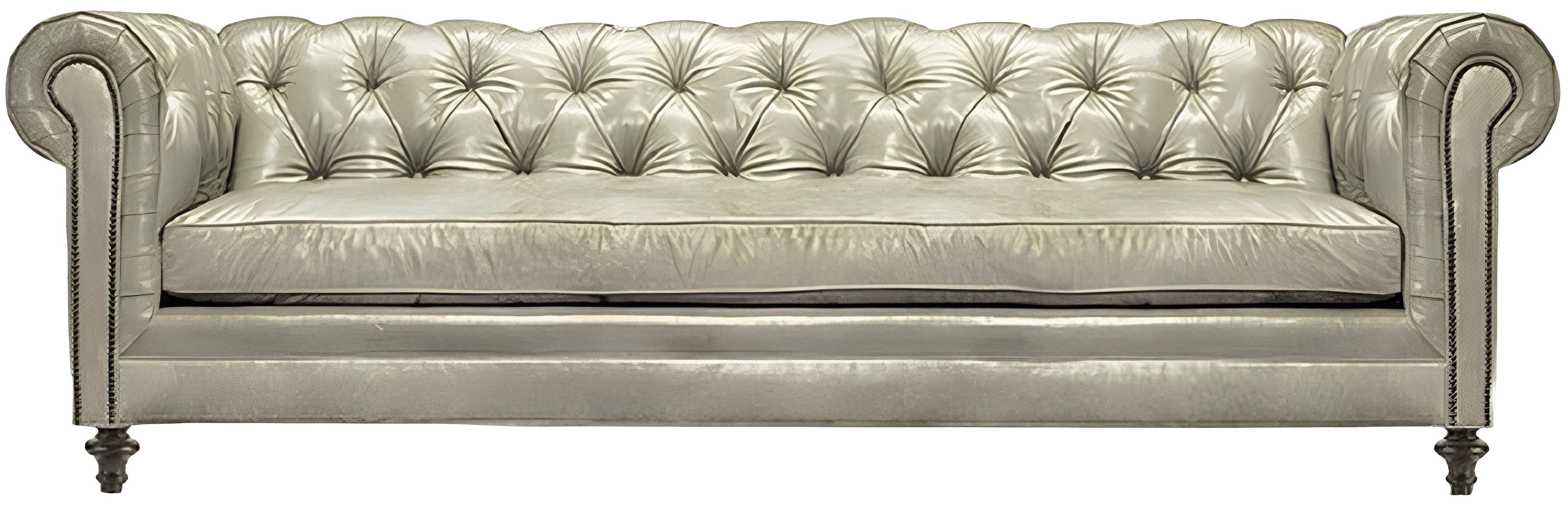 Xlmoebel Chesterfield-Sofa Luxus Sofa mit Lederpolsterung und elegantem Design, Hergestellt in Europa