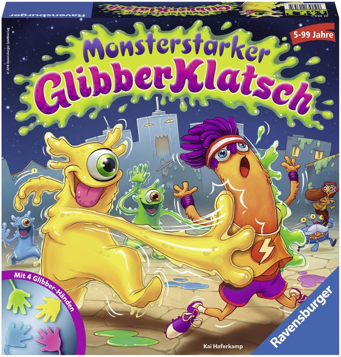 Ravensburger Spiel Monsterstarker Glibber-Klatsch, Made in Europe