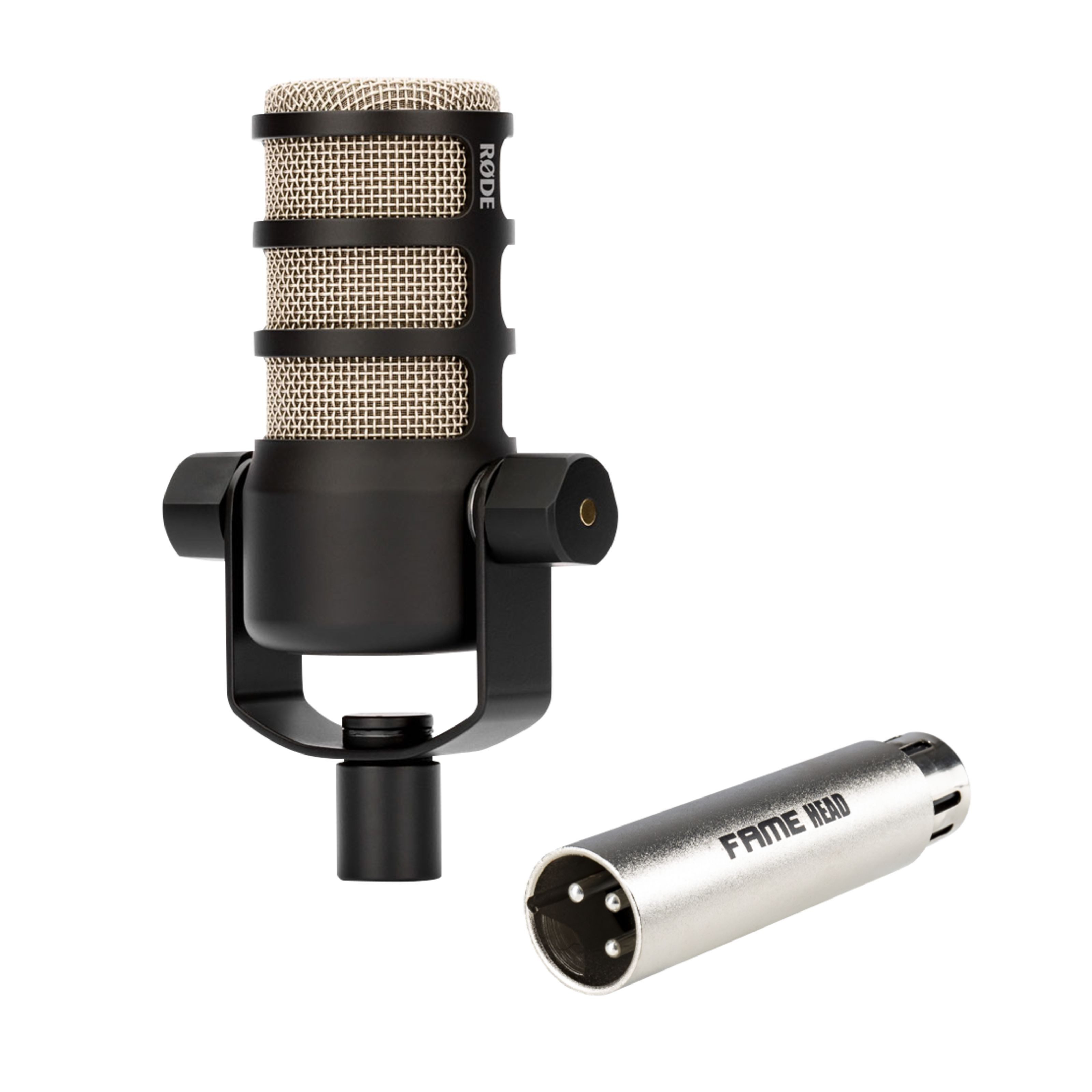 RODE Microphones Streaming-Mikrofon, Podmic + FameHead - Podcast Kit-Set