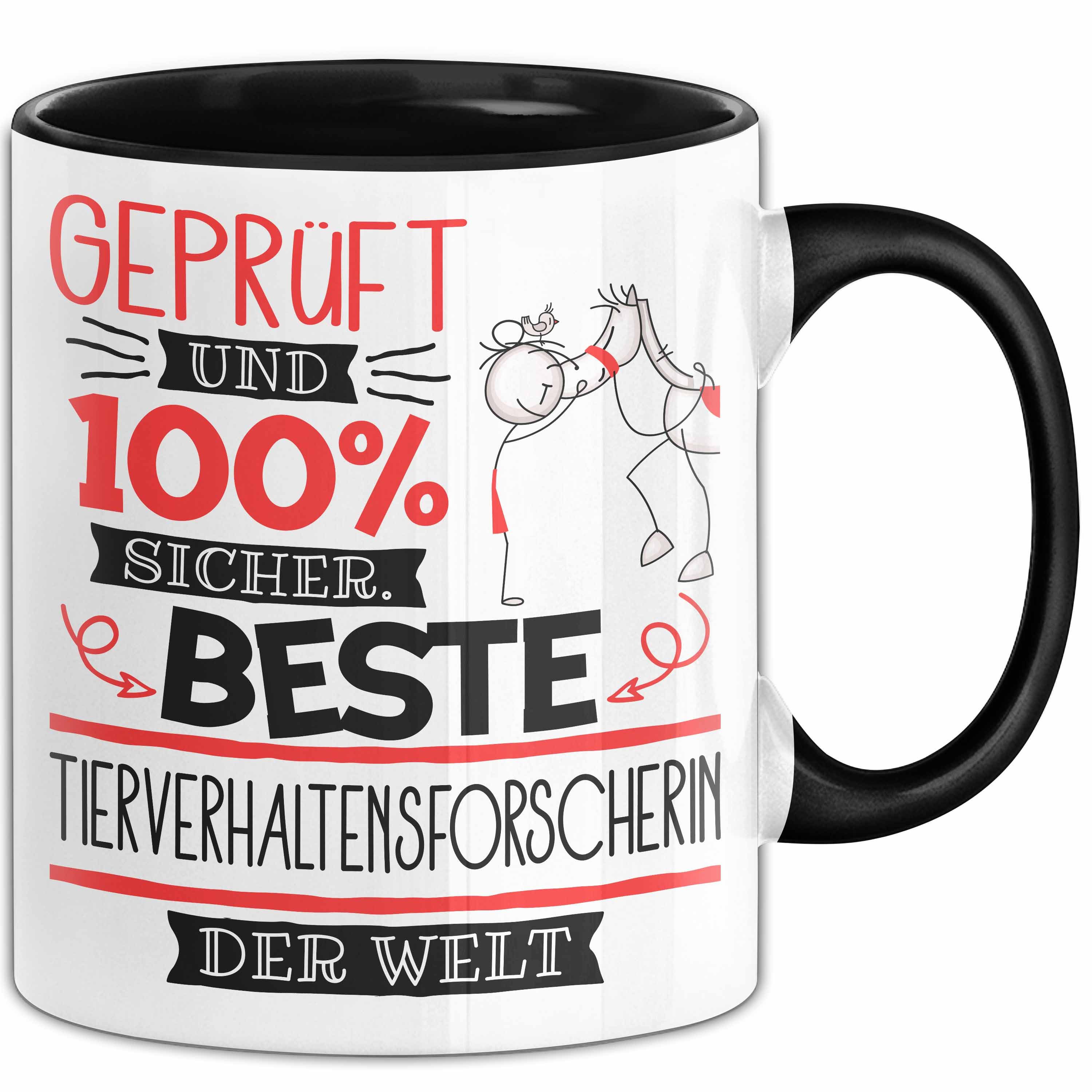 Trendation Tasse Beste Tierverhaltensforscherin Der Welt Tasse Geschenk für Eine Tier