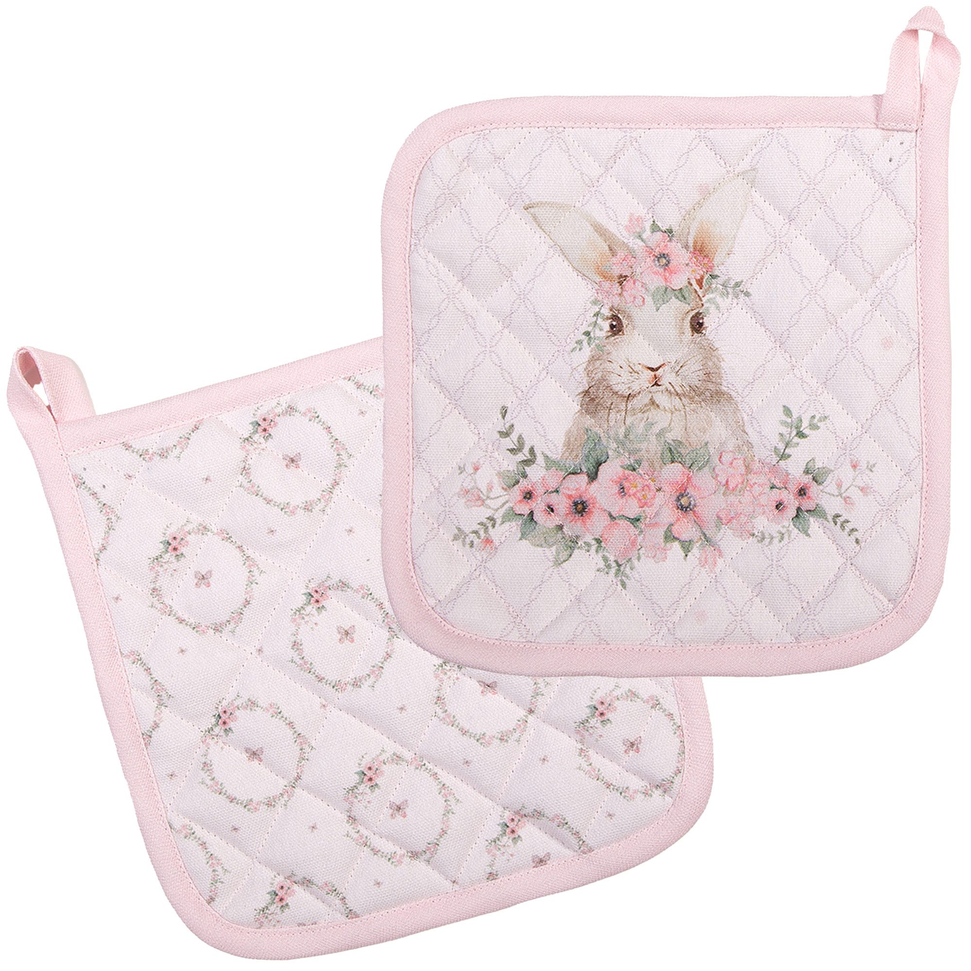 Clayre & Eef Topflappen Floral Easter günstig online kaufen