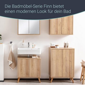 FACKELMANN Badmöbel-Set FINN Badmöbel Set 2 Teile