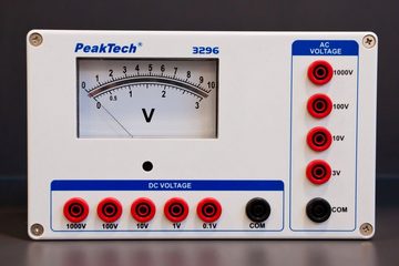 PeakTech Spannungsprüfer PeakTech P 3296: Analog Voltmeter ~ 1000V AC/DC, (1 St)