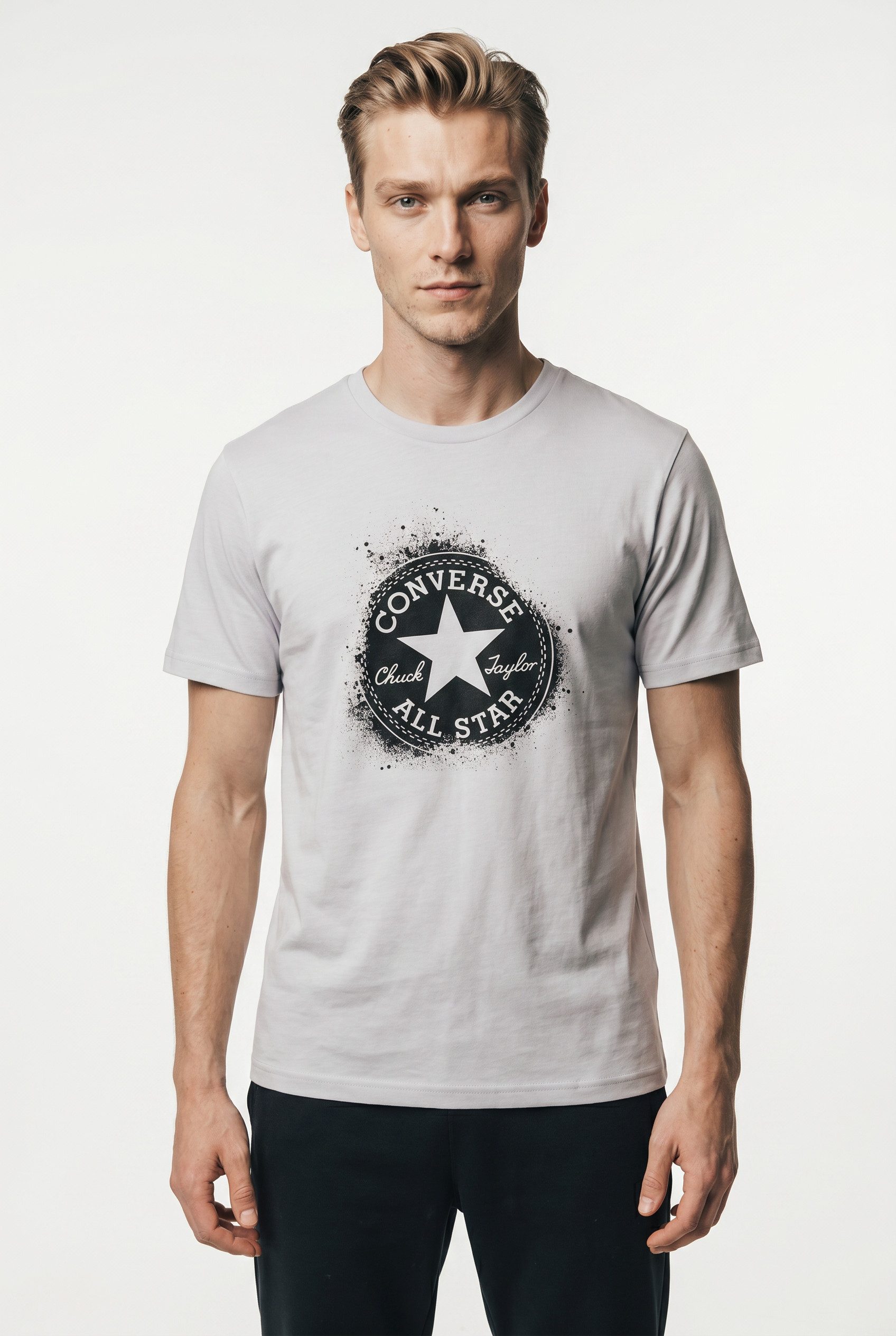 Converse T-Shirt MEN'S CONVERSE ALL STAR STENCIL T-SHIRT