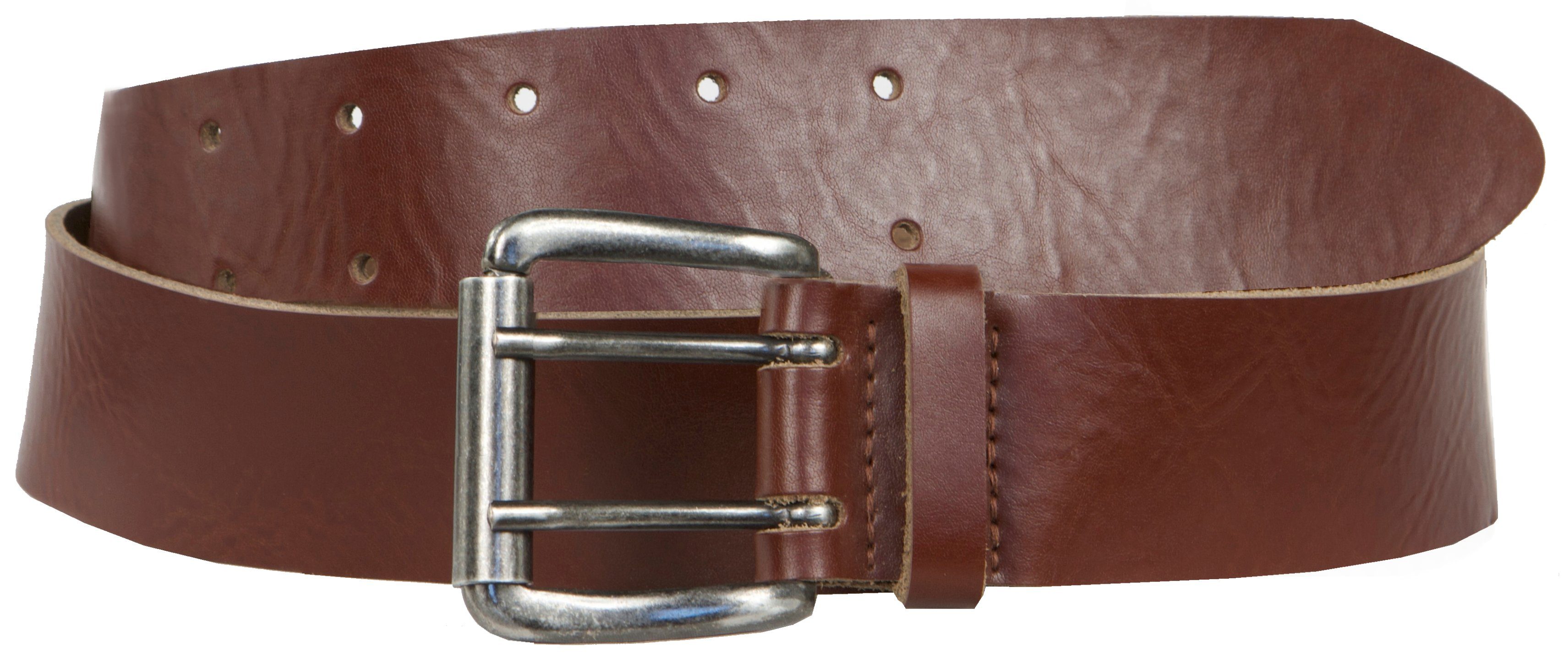 Ledergürtel Herren Gürtel Leder Herrengürtel M0052 Hochwertige Schnalle